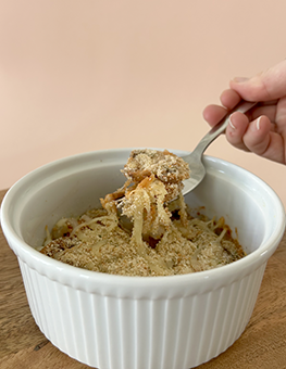 Italian Mushroom Baked Shrimp