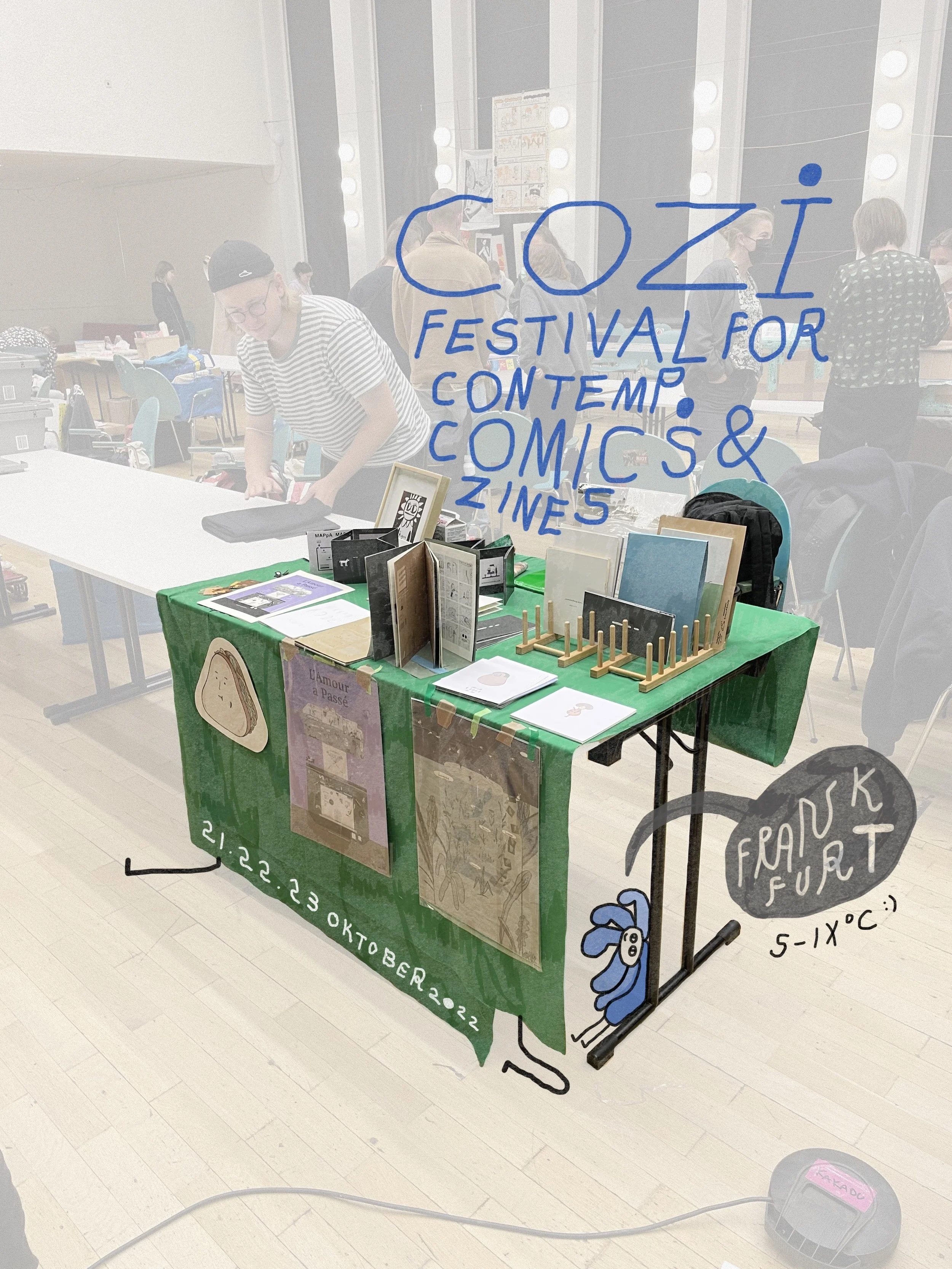 Eunice Lai at COZI Comic- und Zinefest Frankfurt