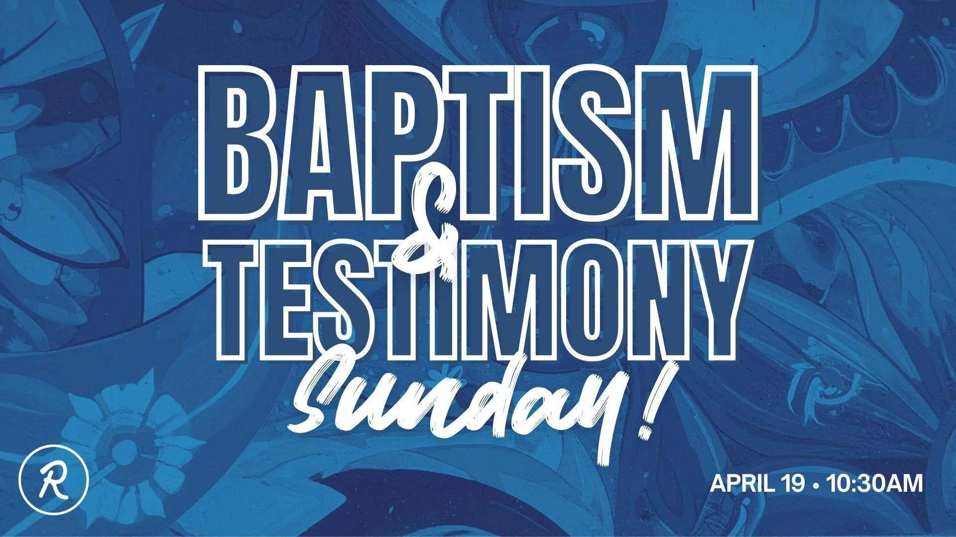 Baptism Sunday