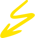 Yellow lightning bolt icon on a black background