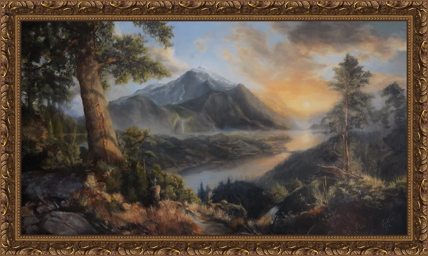 "Vista da Caniçada". Oil on Canvas. (51.2 x 31.5 in/ 130 x 80cm)