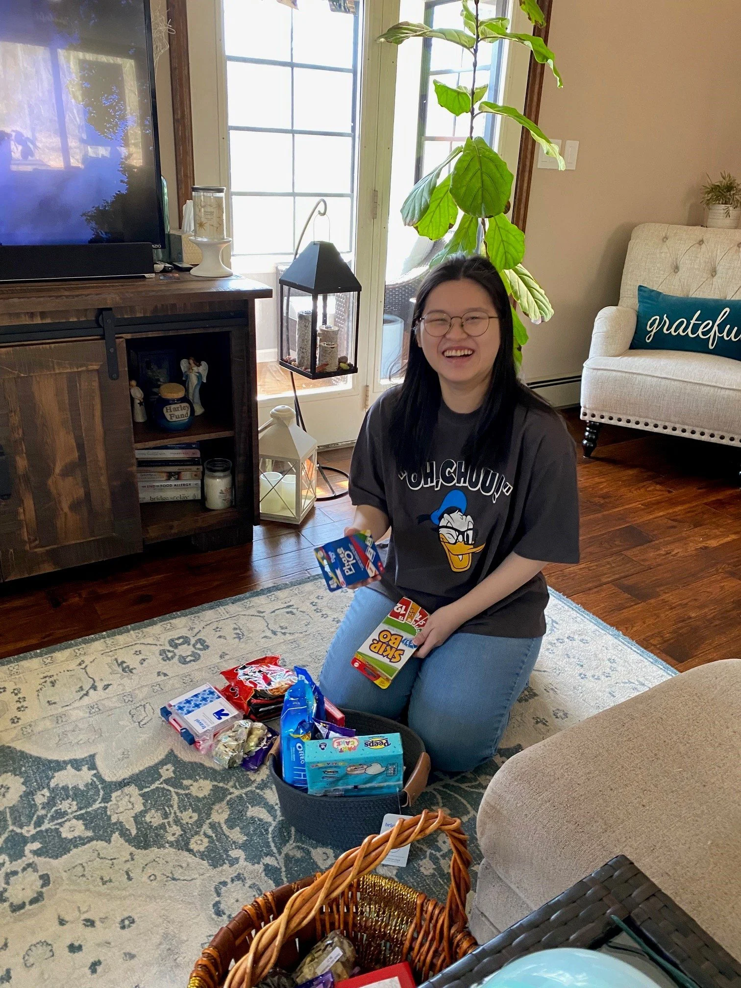 Iris and her Easter basket of candy.jpg
