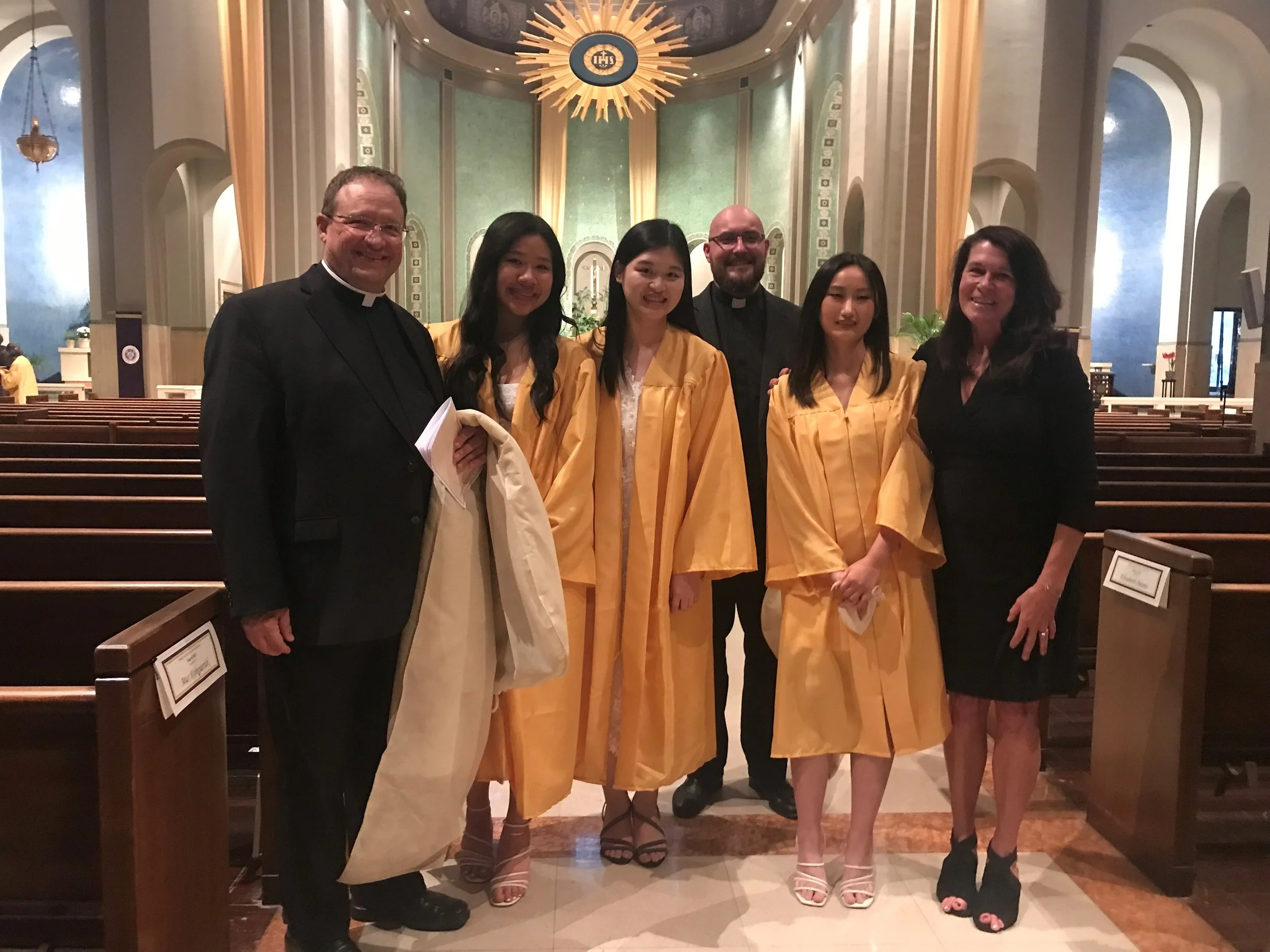 Fr. Allen, Hien, Iris, Fr. Norris, Lydia, Lisa.jpg