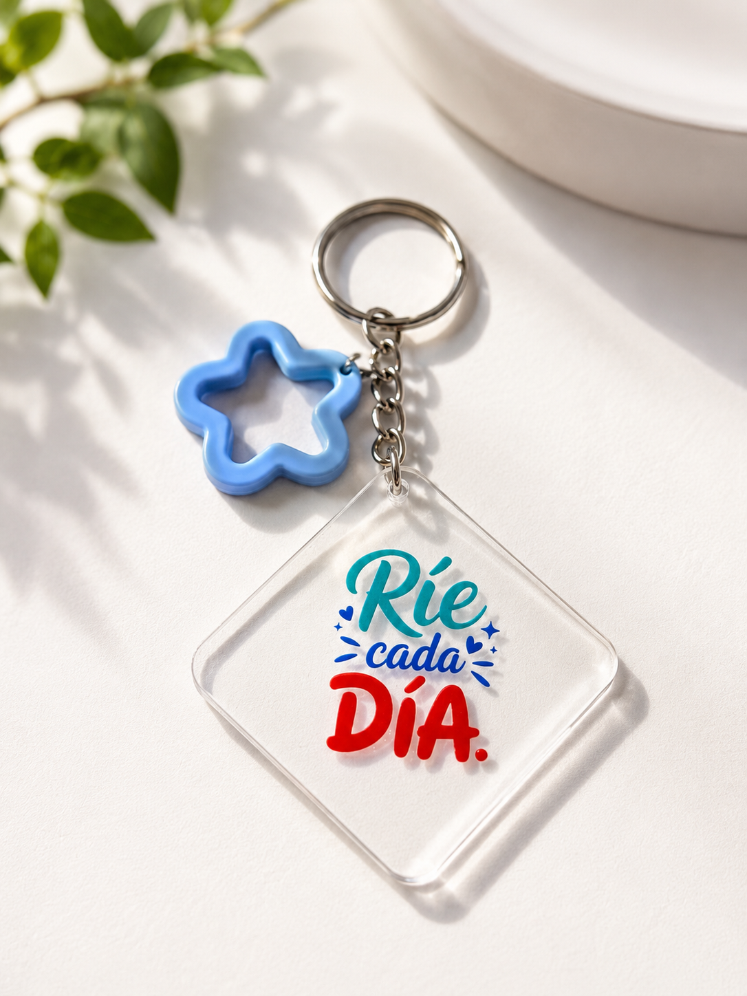 Llavero Personalizado Frase Motivadora
