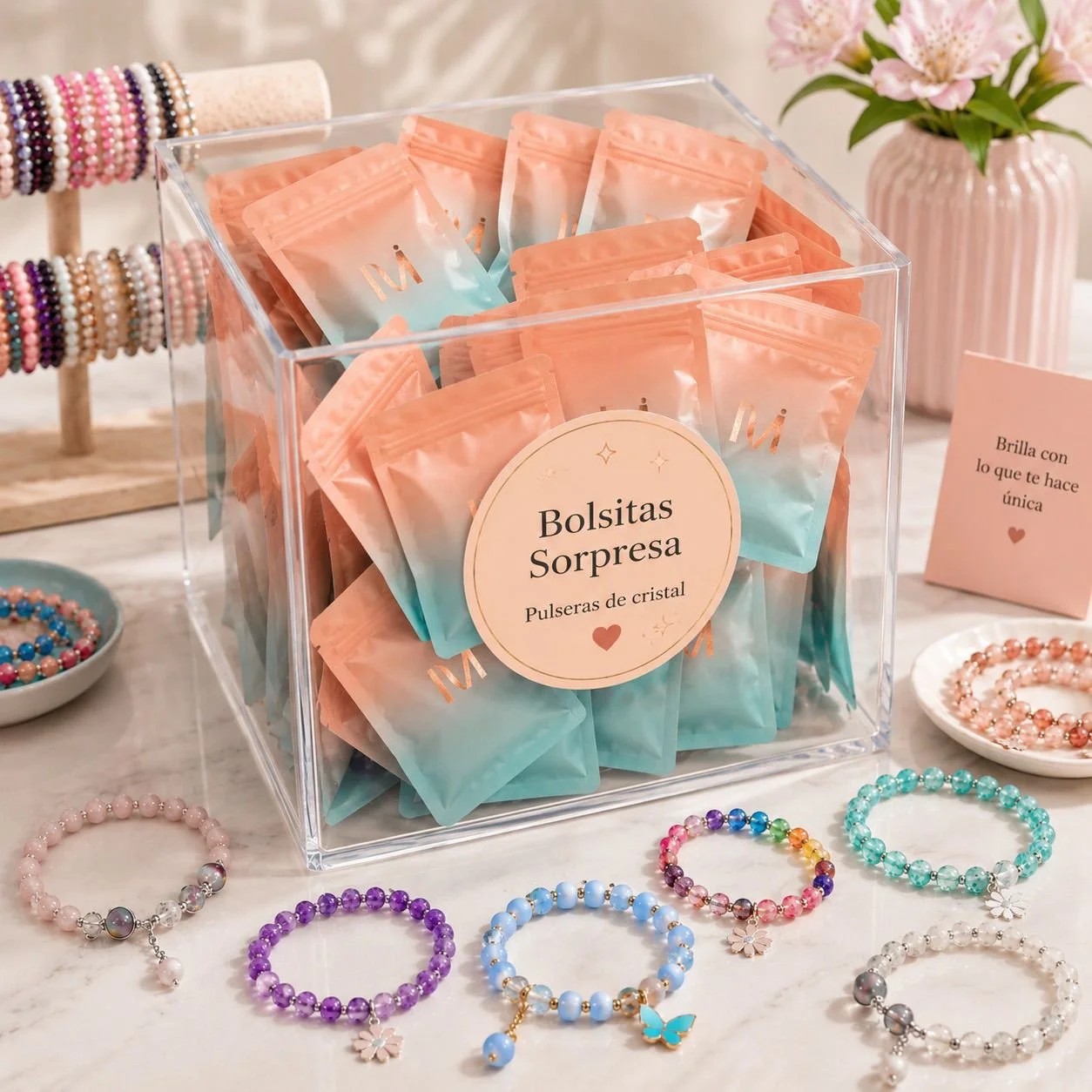 Bolsitas Sorpresa Pulseras de Cristal