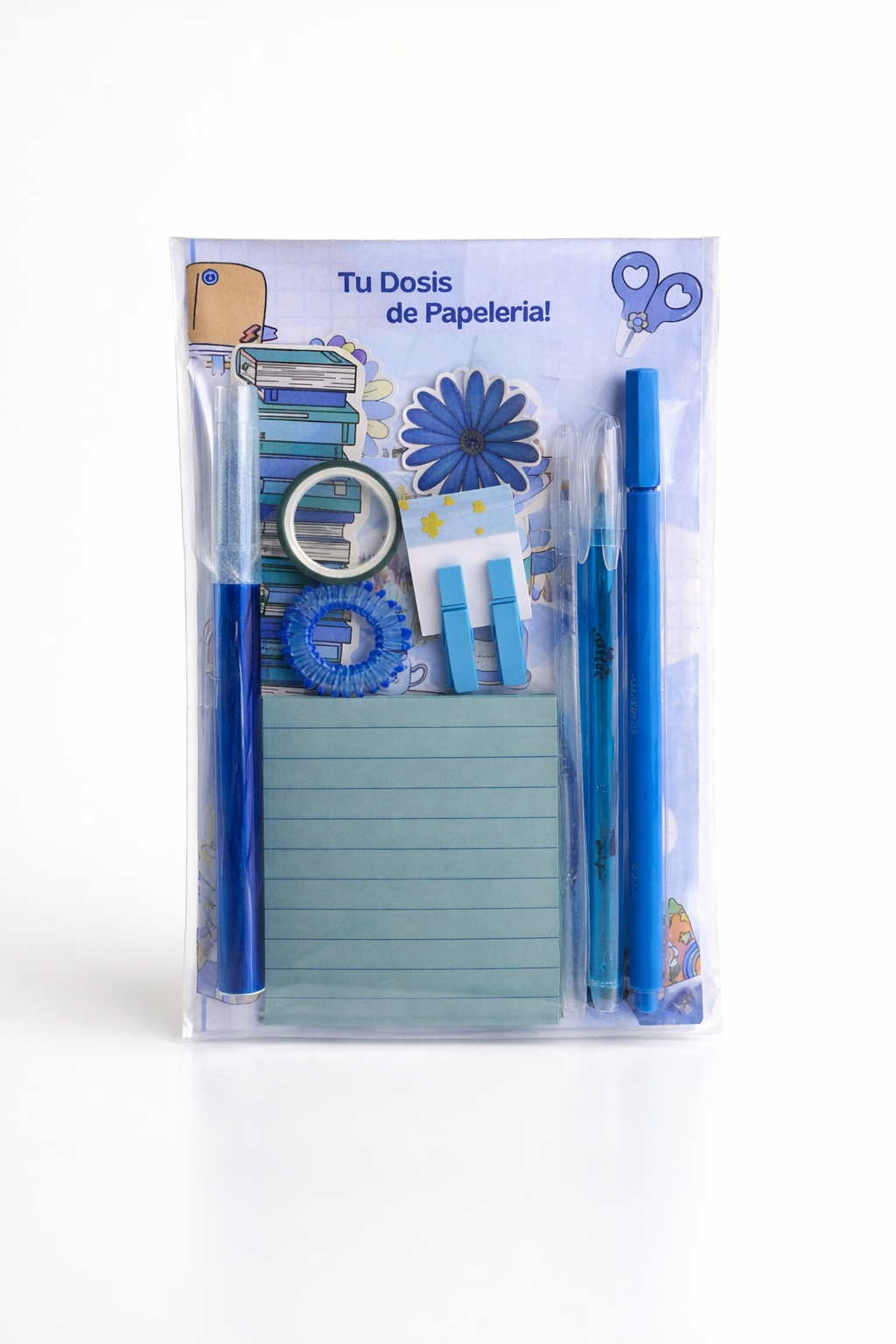 Set Papelería - Color Azul