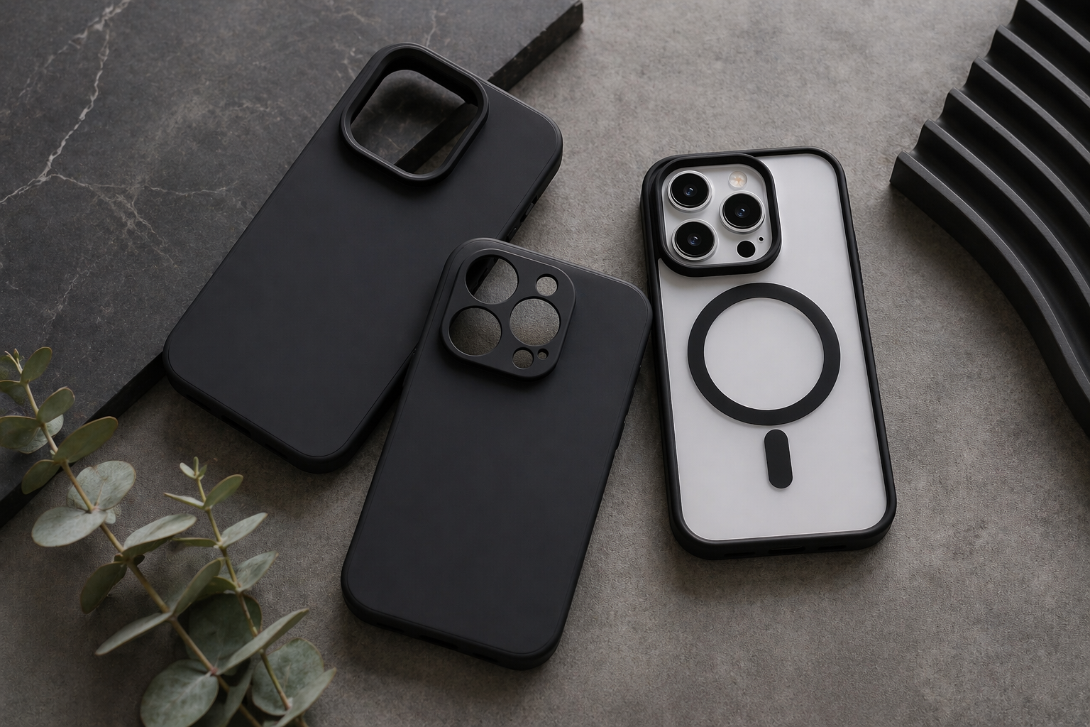 Funda Iphone 17 Color Negro