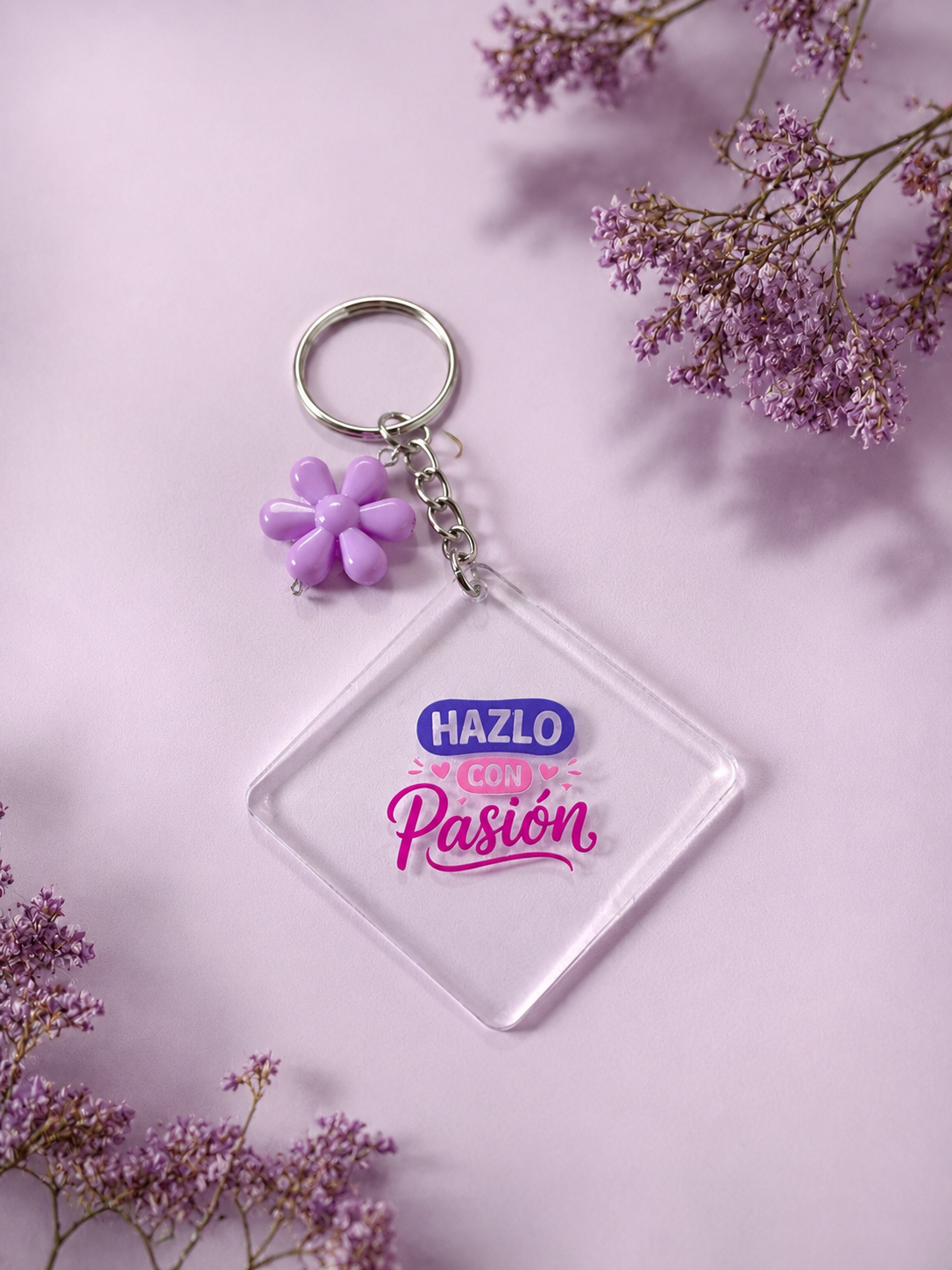 Llavero Personalizado Frase Motivadora