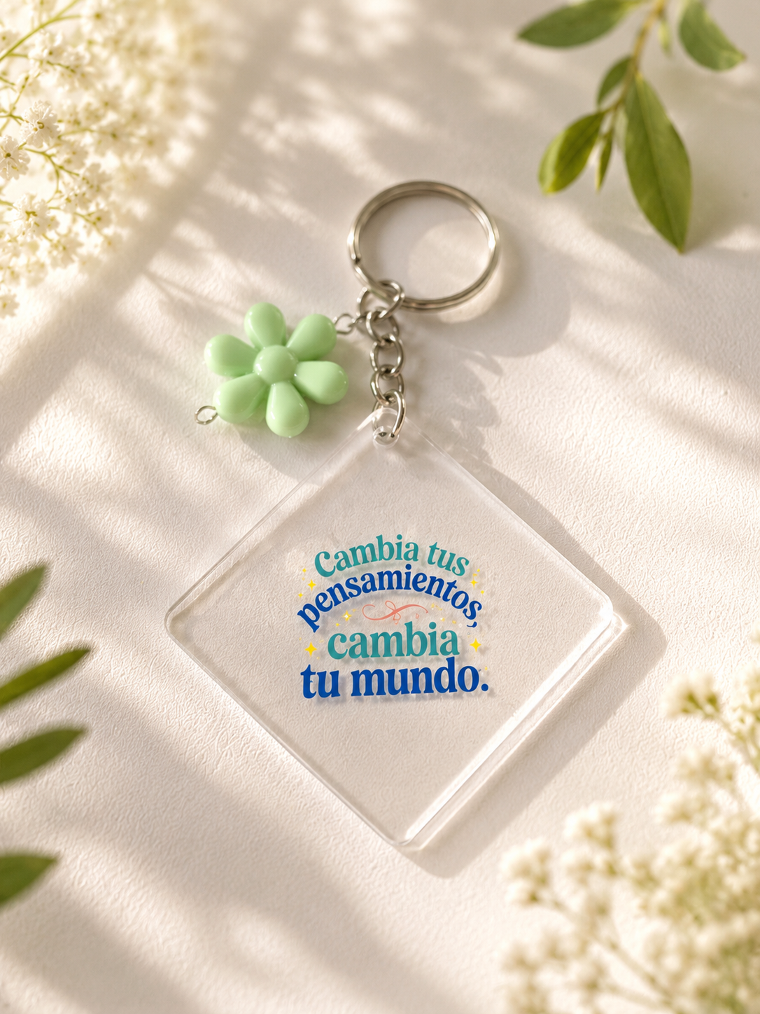 Llavero Personalizado Frase Motivadora