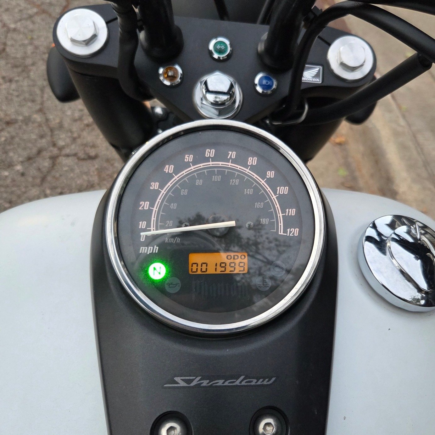 We are gonna party like it's 1999. 
Just kidding. However, 2000 Miles in less than 2 months. Not too shabby for not having any "real" trips. Let's see how many more we can rack up before the snow starts flying.
 #ridesafe #petoskey #motorcy