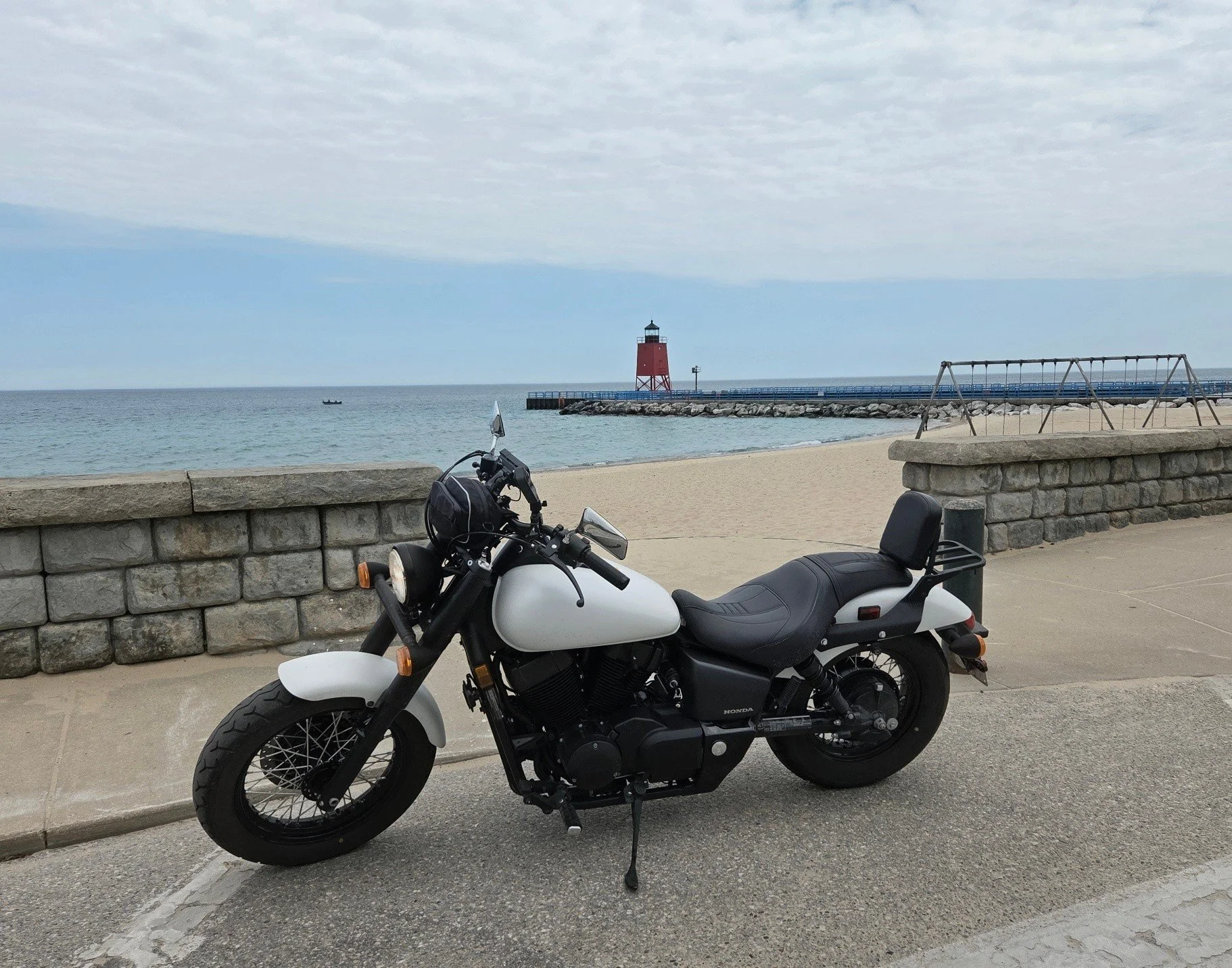 Finally get some good weather in Northern Michigan. Time to enjoy it! #motorcycle #motorcyclesofinstagram #charlevoix