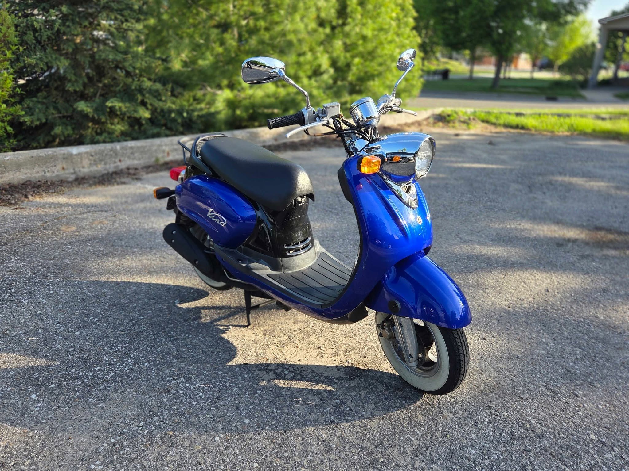 You've heard of Fast and Furious? Well today is more "Slow and Sorta Upset". At North Coast Ride, we don't discriminate against any bikes. Ha ha ha. It was time to get the moped out and make sure it's good to go for the kids this summer. #m