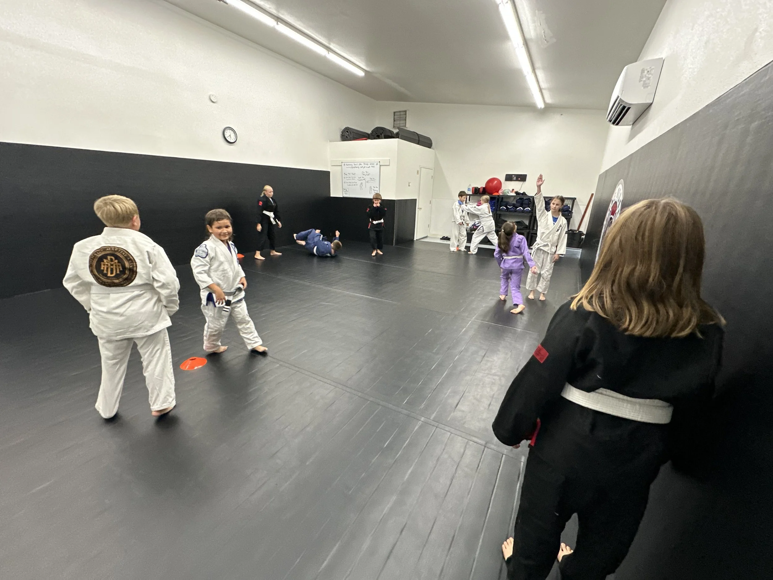 Kids training together at Jenne Academy of Martial Arts in Polson, Montana.