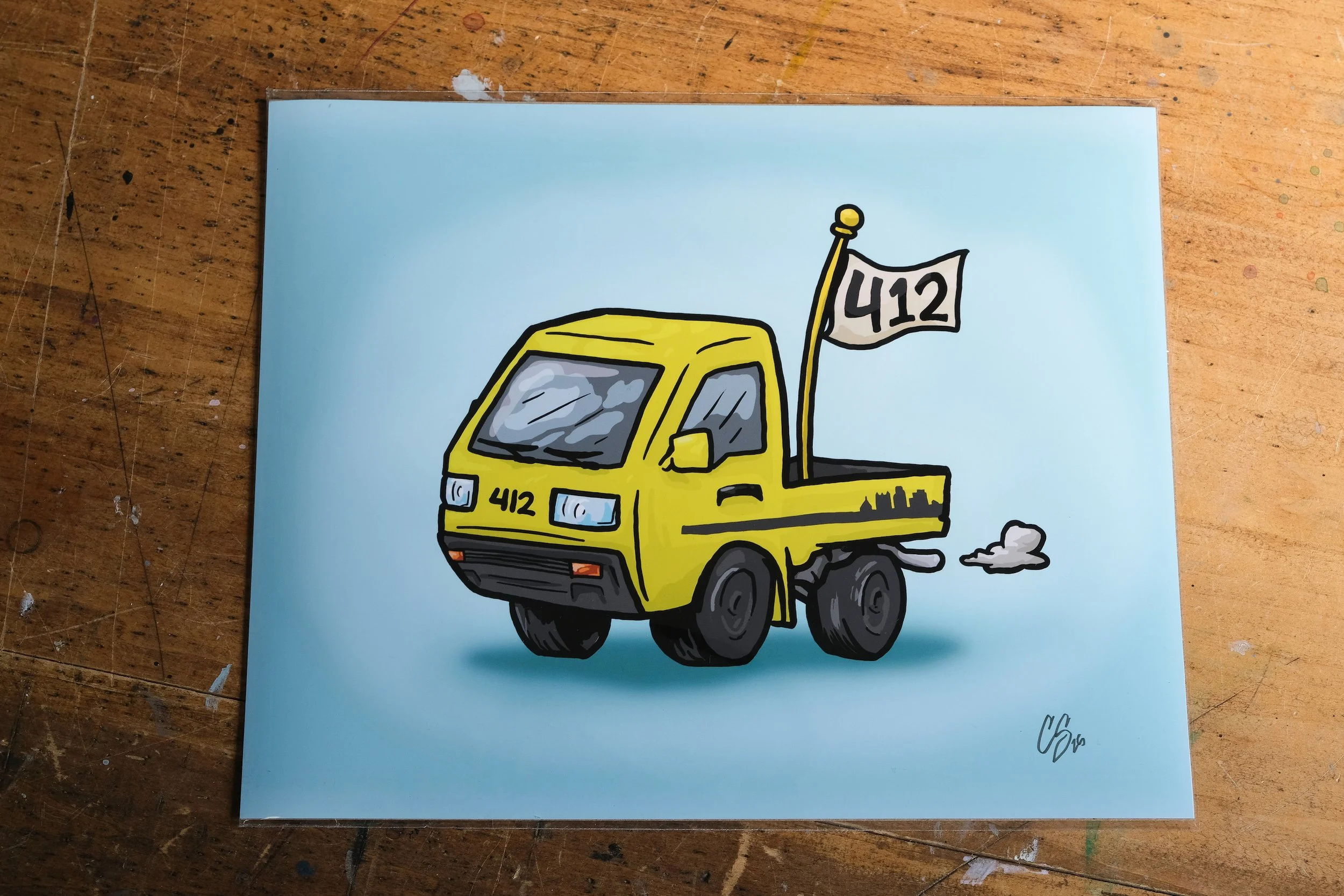 Pittsburgh Kei Truck Print