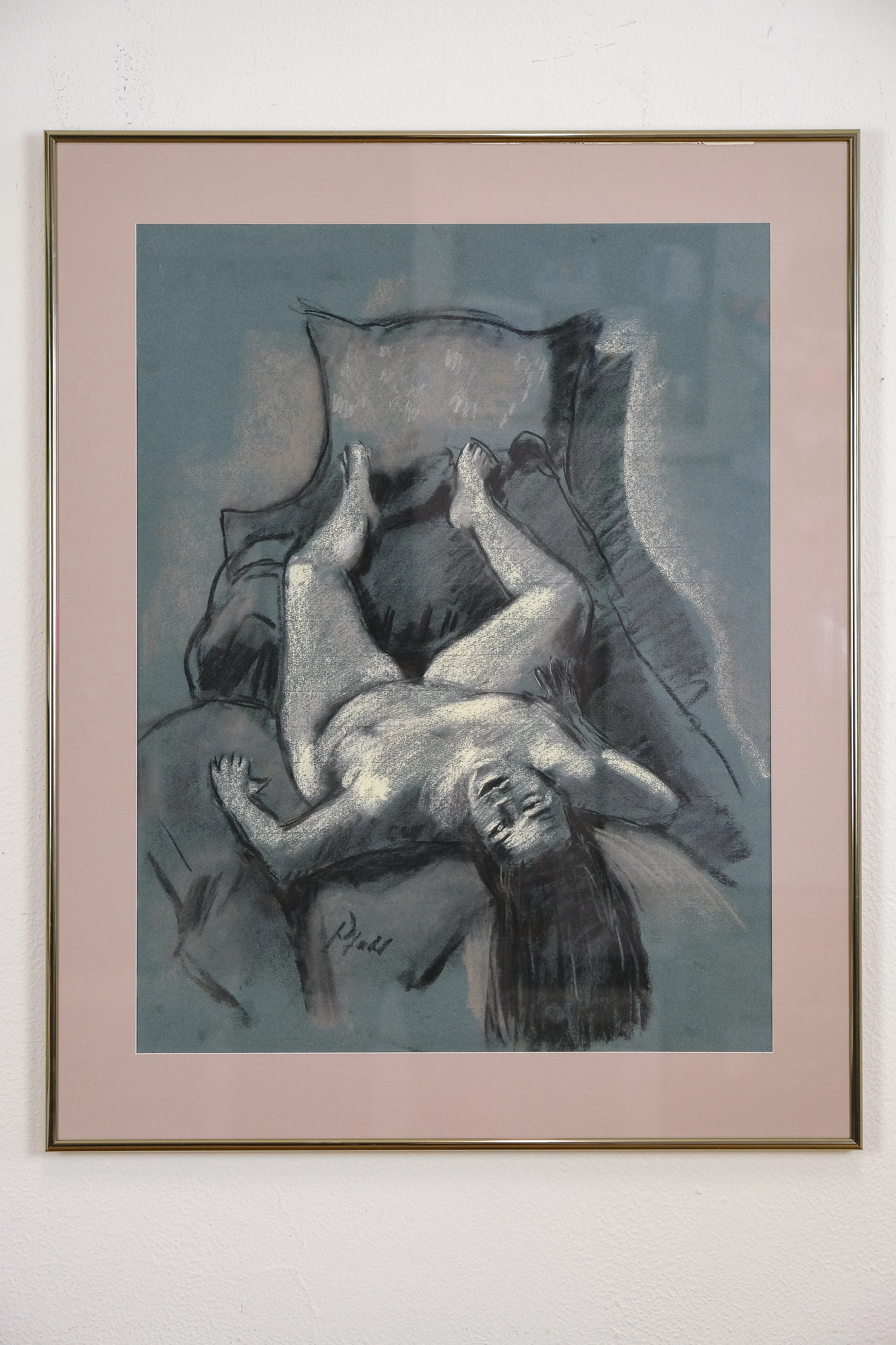 Reclining pose at Maple Leaf Gallery