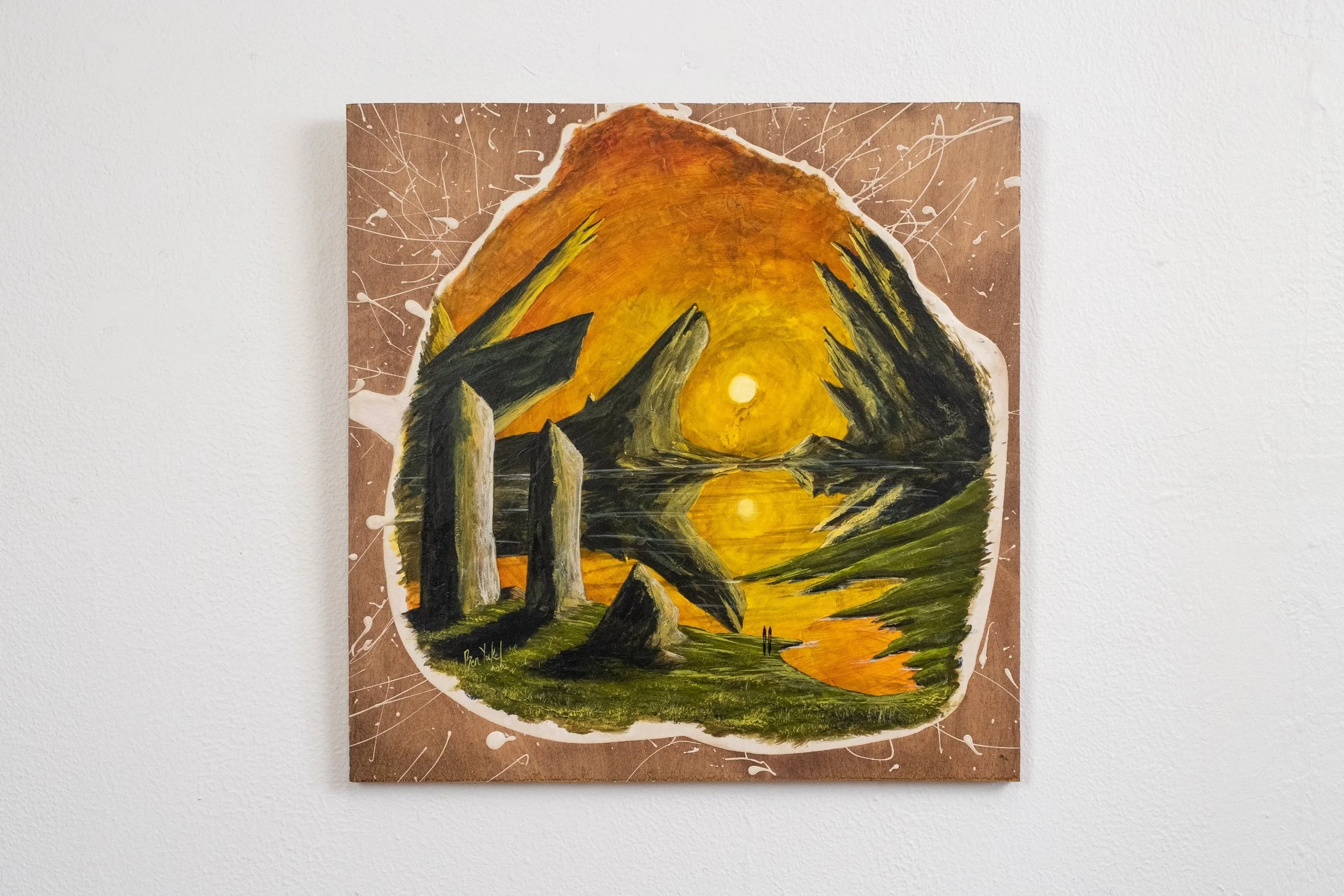 "Basking in Golden Light"