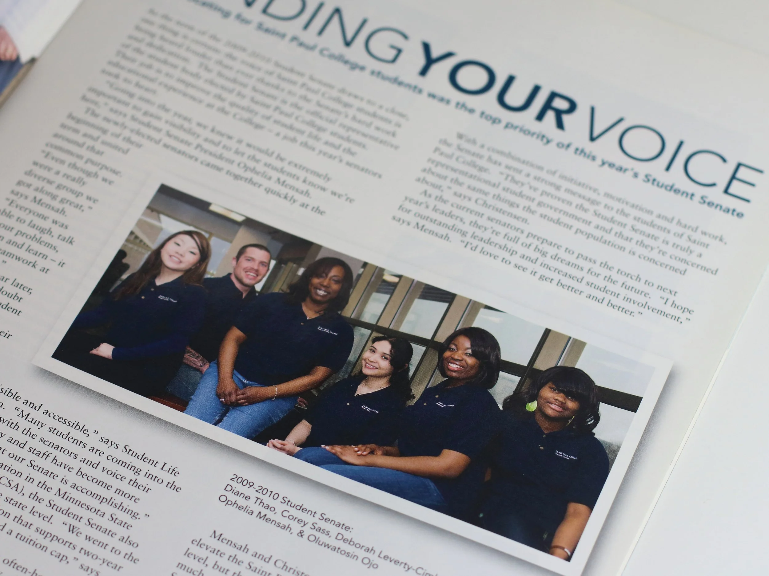 college magazine student senate article