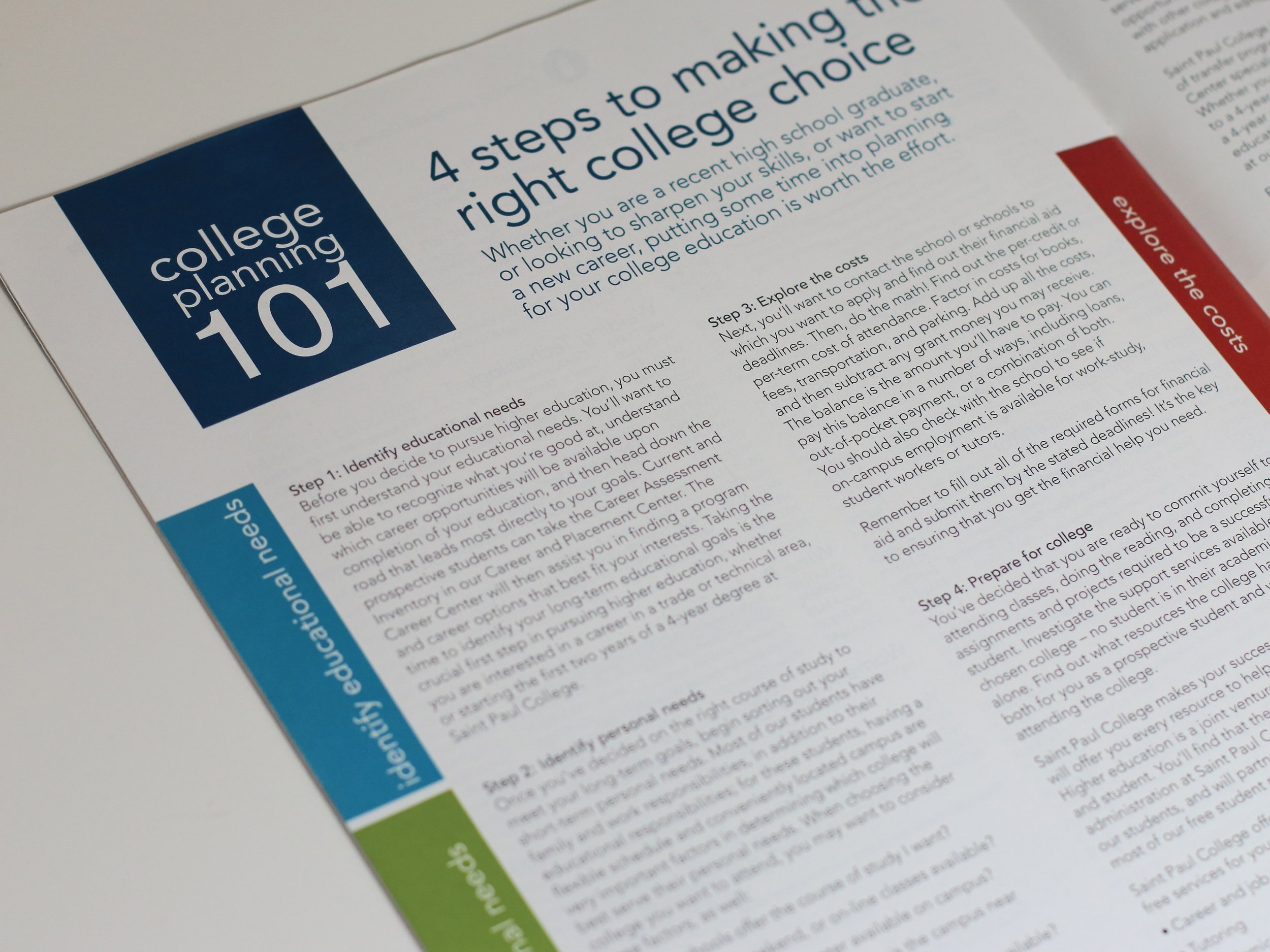 college magazine college planning article