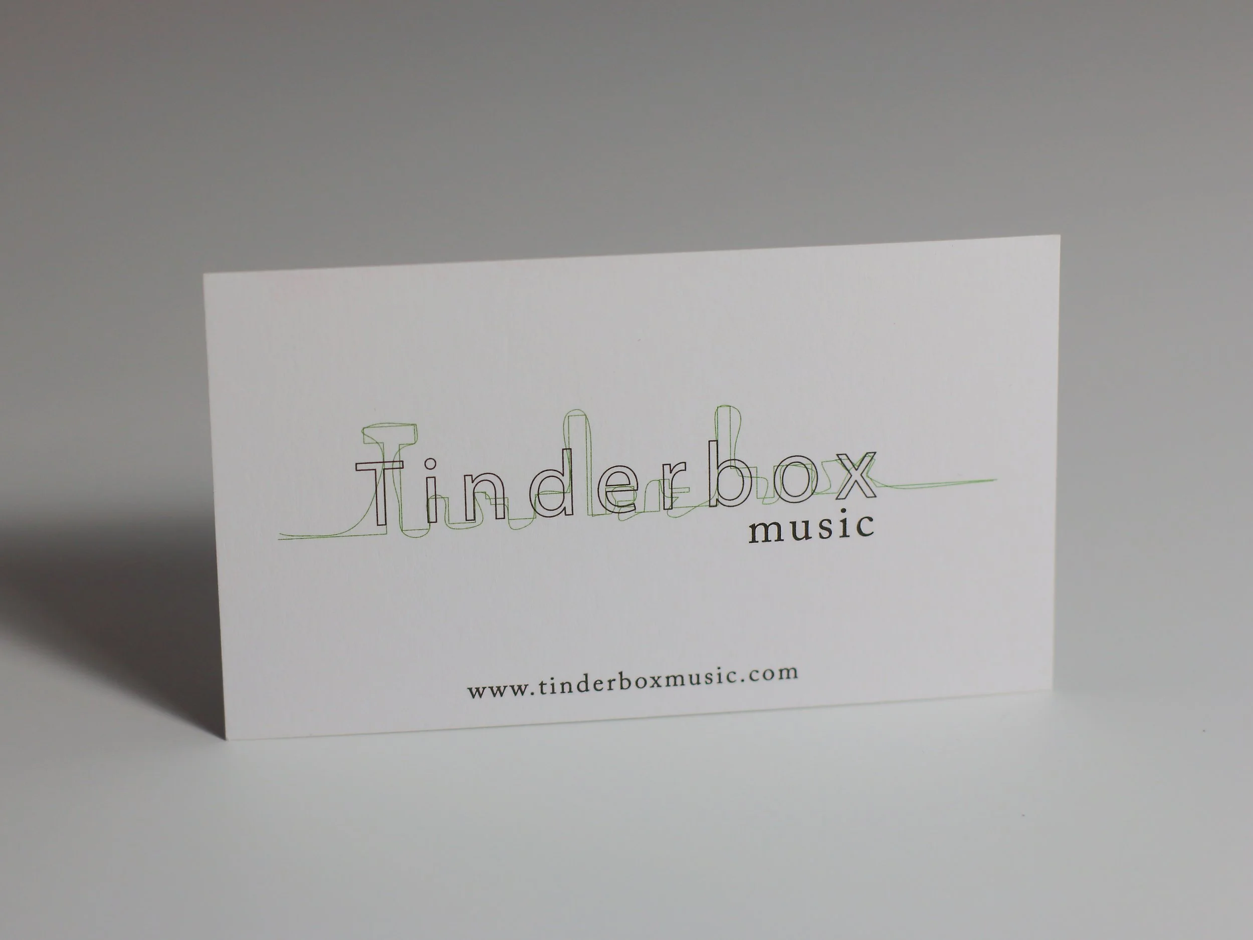 record label business card