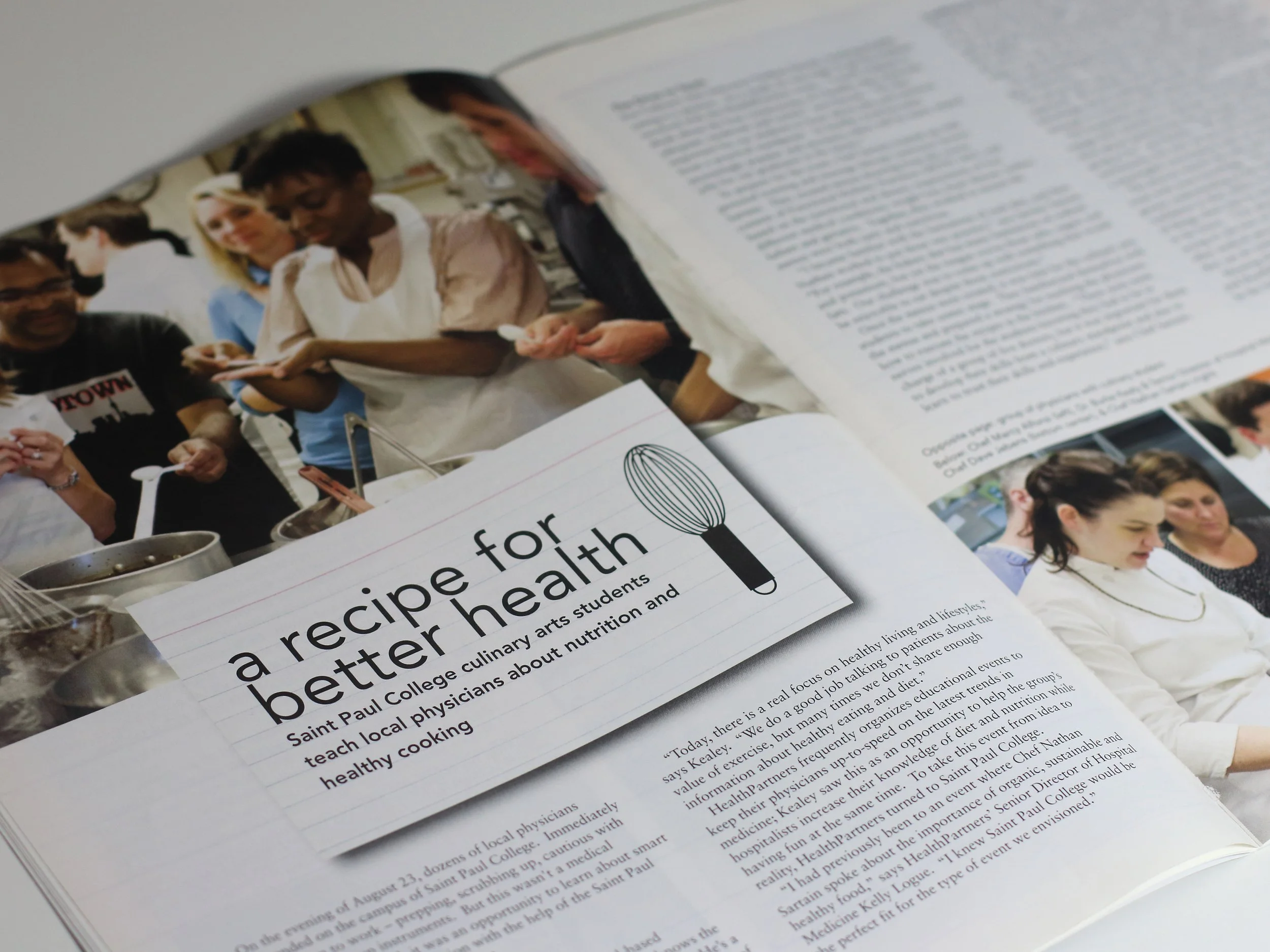 college magazine culinary article