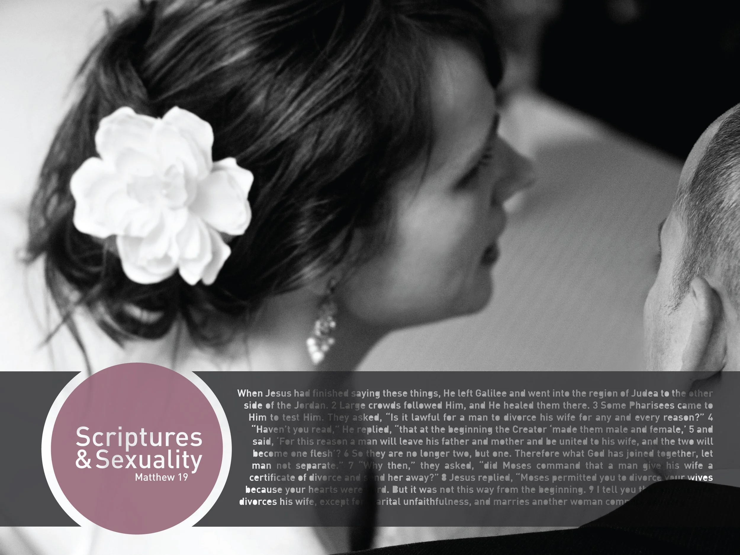 Scriptures & Sexuality sermon series