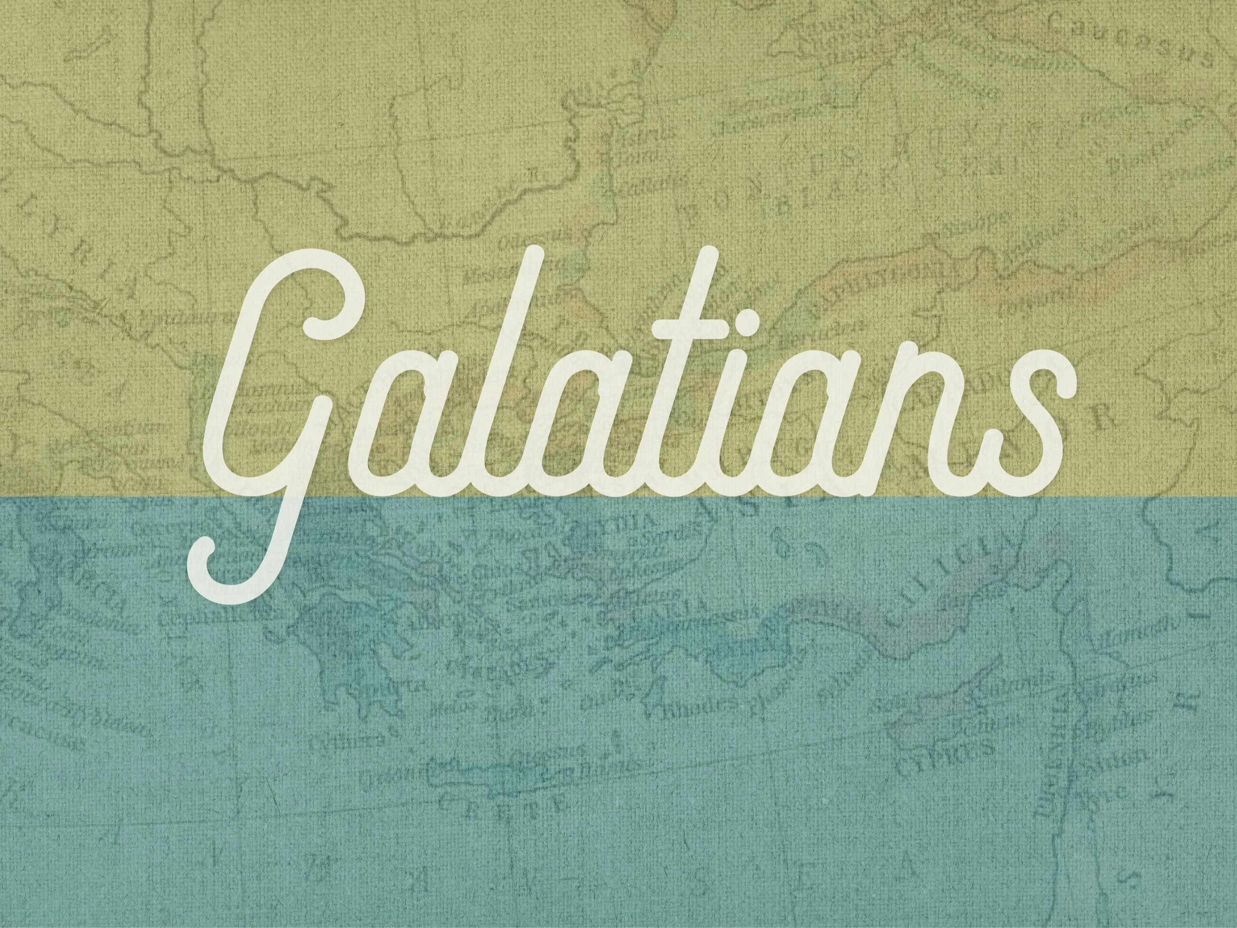 Galatians sermon series
