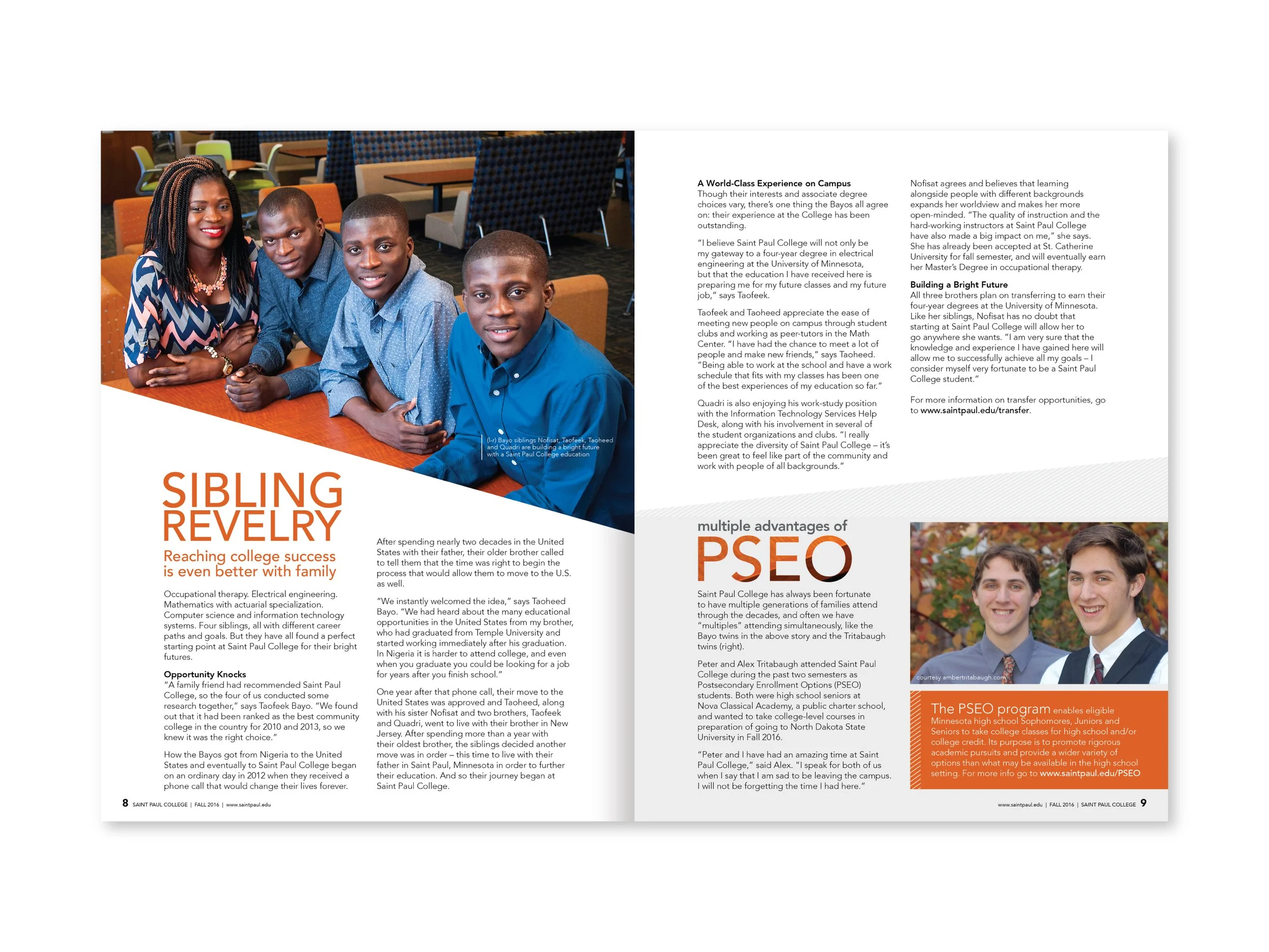 college magazine siblings article