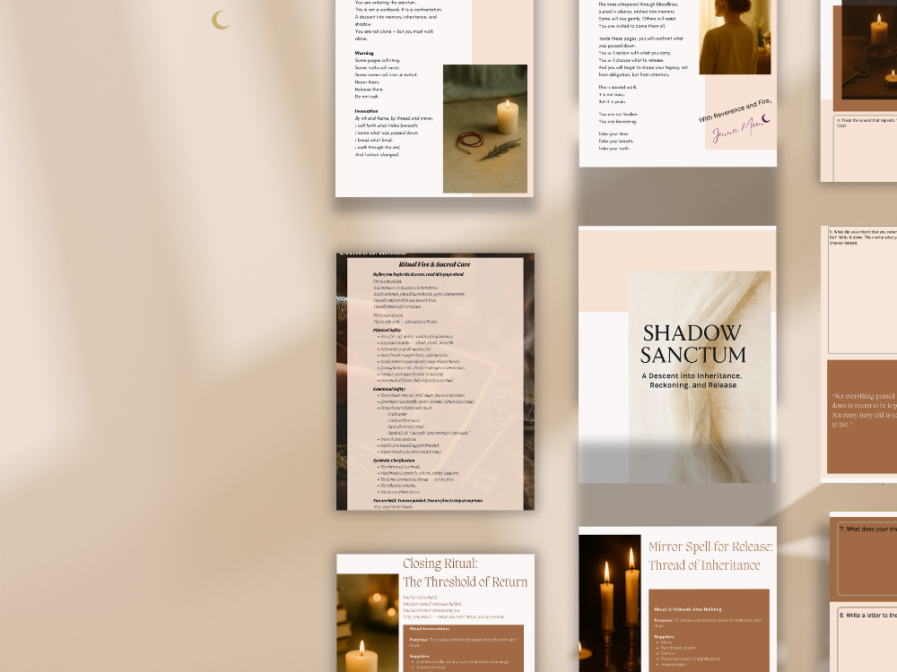 Shadow Sanctum Ritual Journal