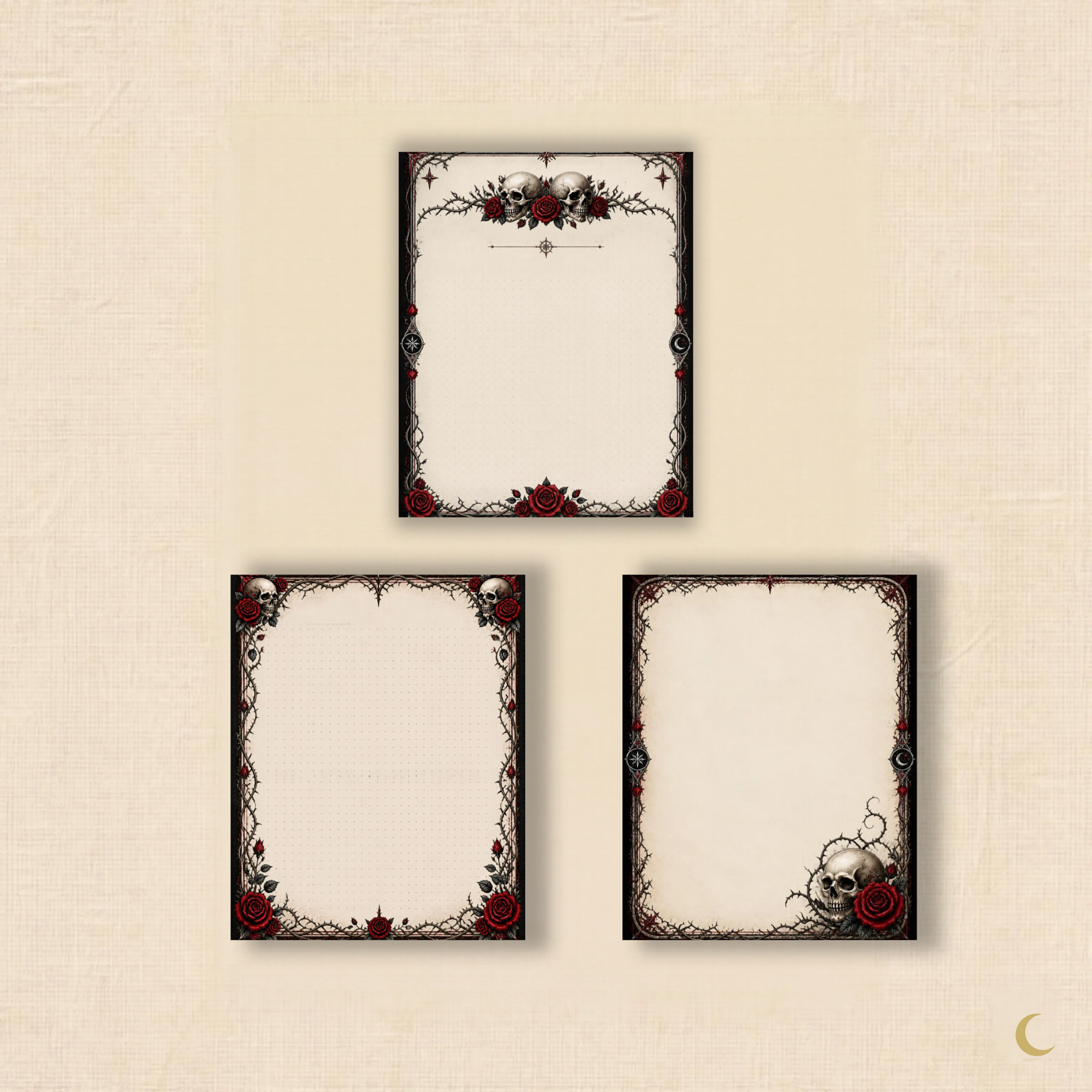 Bones & Briar Ritual Starter Writing Set (3 Pages)