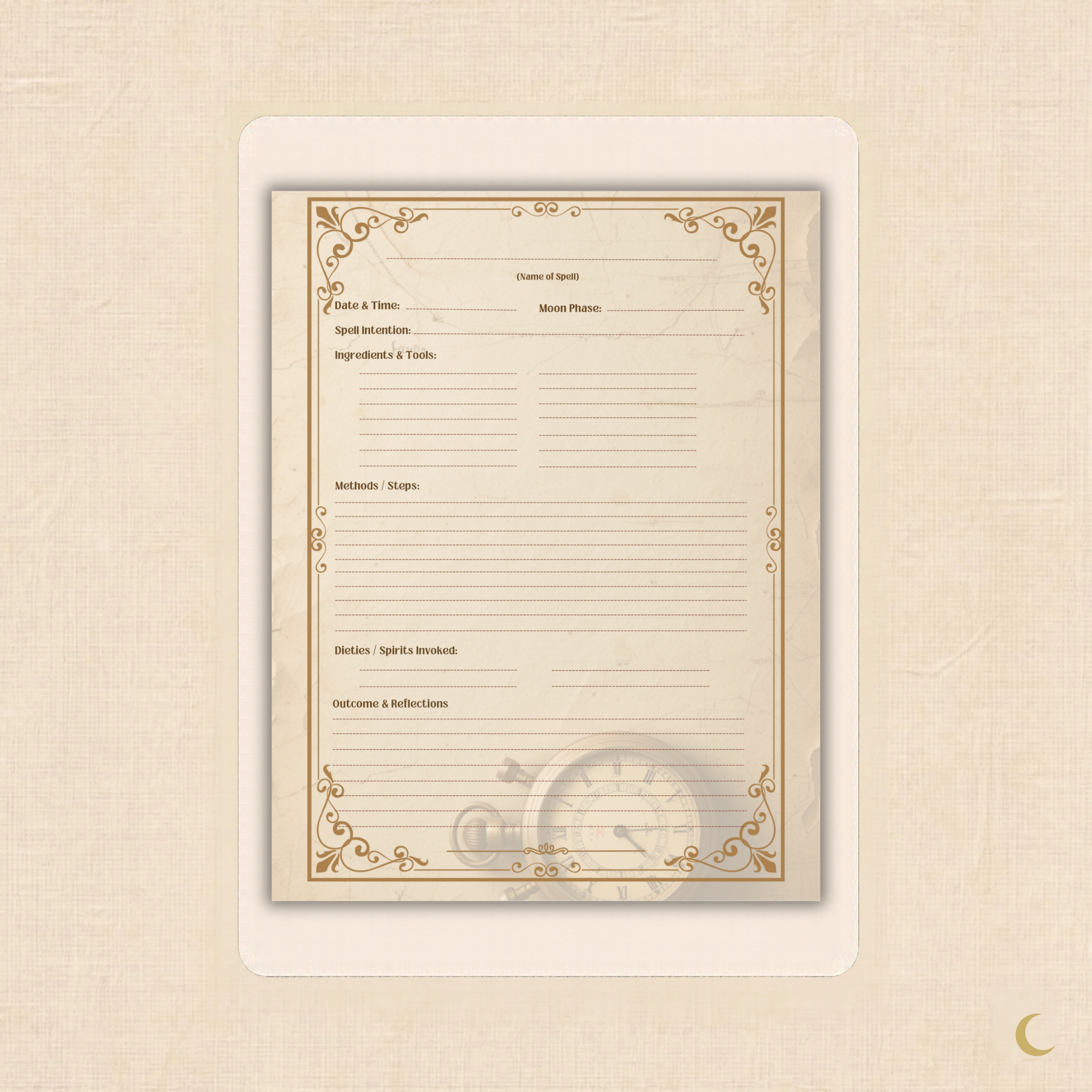 Spell Ledger Log