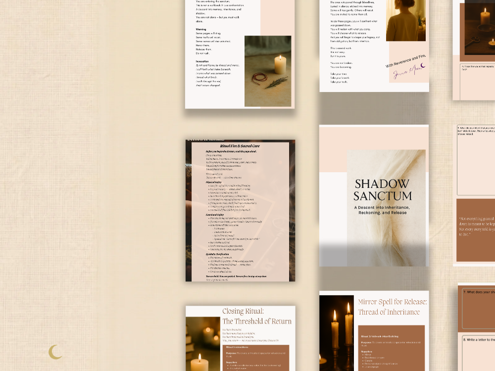 Shadow Sanctum Ritual Journal