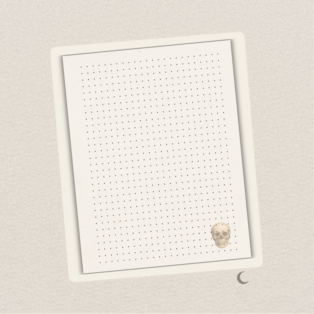 Bones & Briar - Red Collection: Journal Dots Page