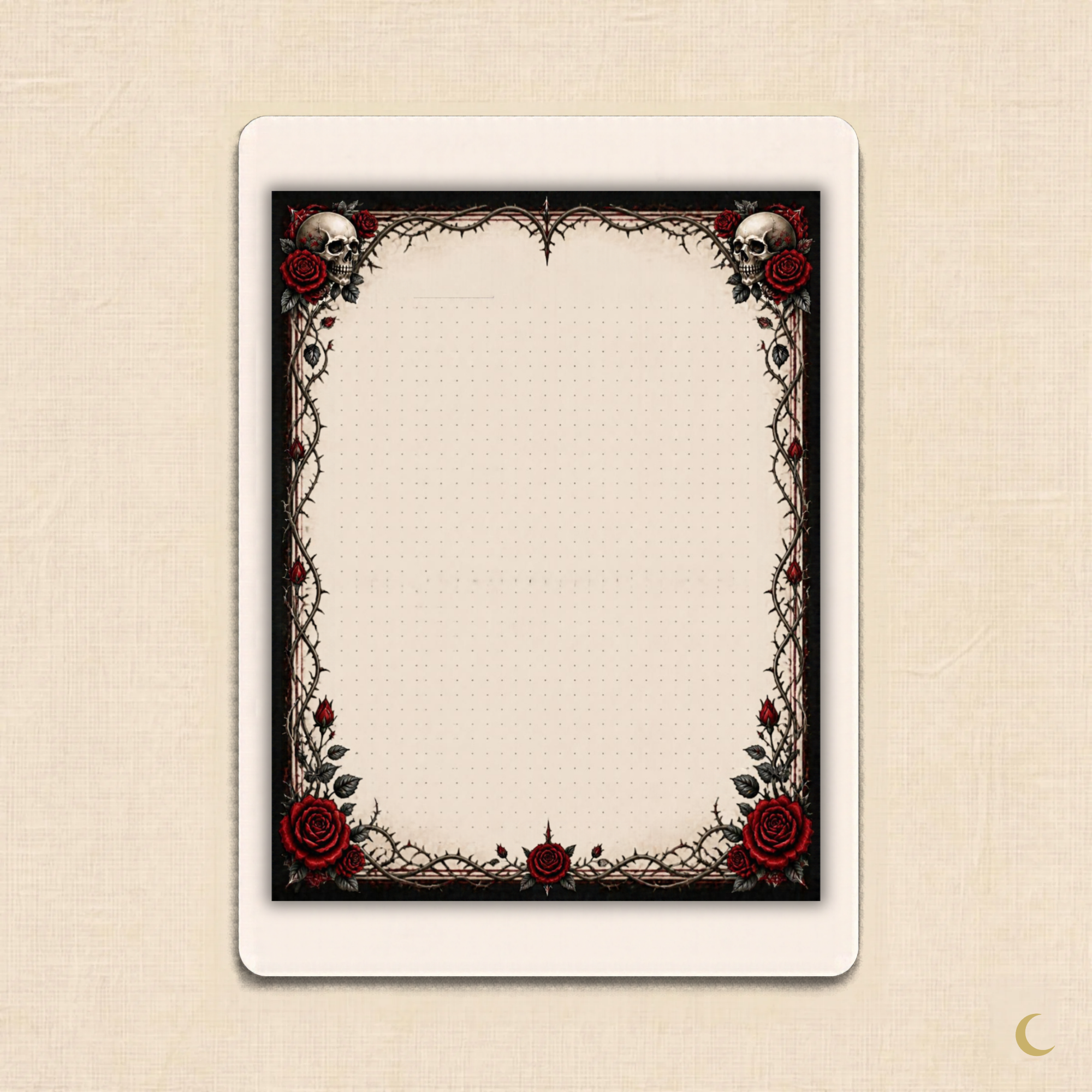 Bones & Briar Dotted (Briar Vines) Journal Page