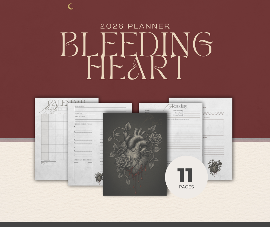 Bleeding Heart Planner Bundle