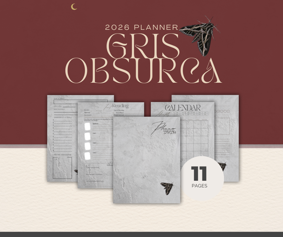 Gris Obscura Planner Bundle