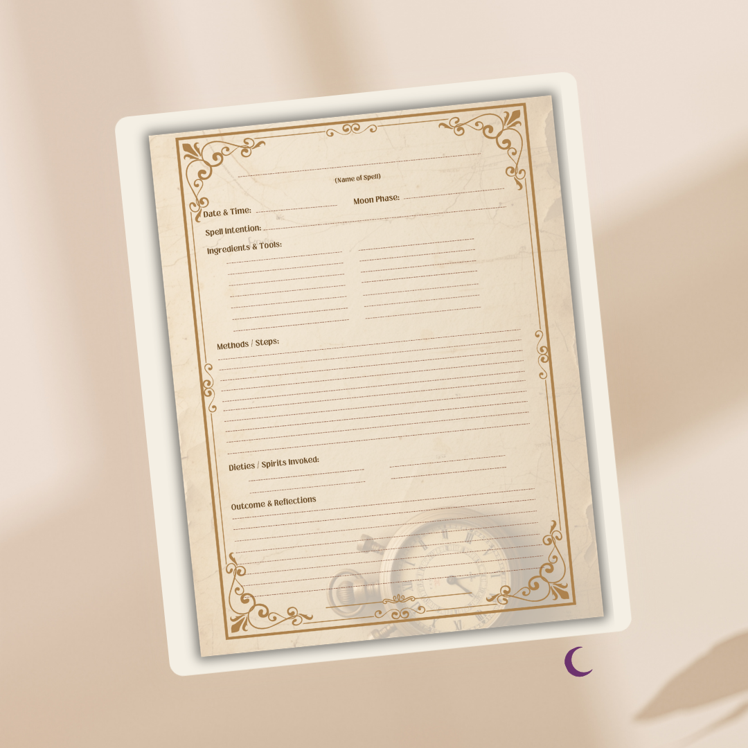 Spell Ledger Log