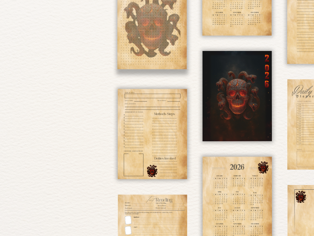 Skull Fire Planner Bundle