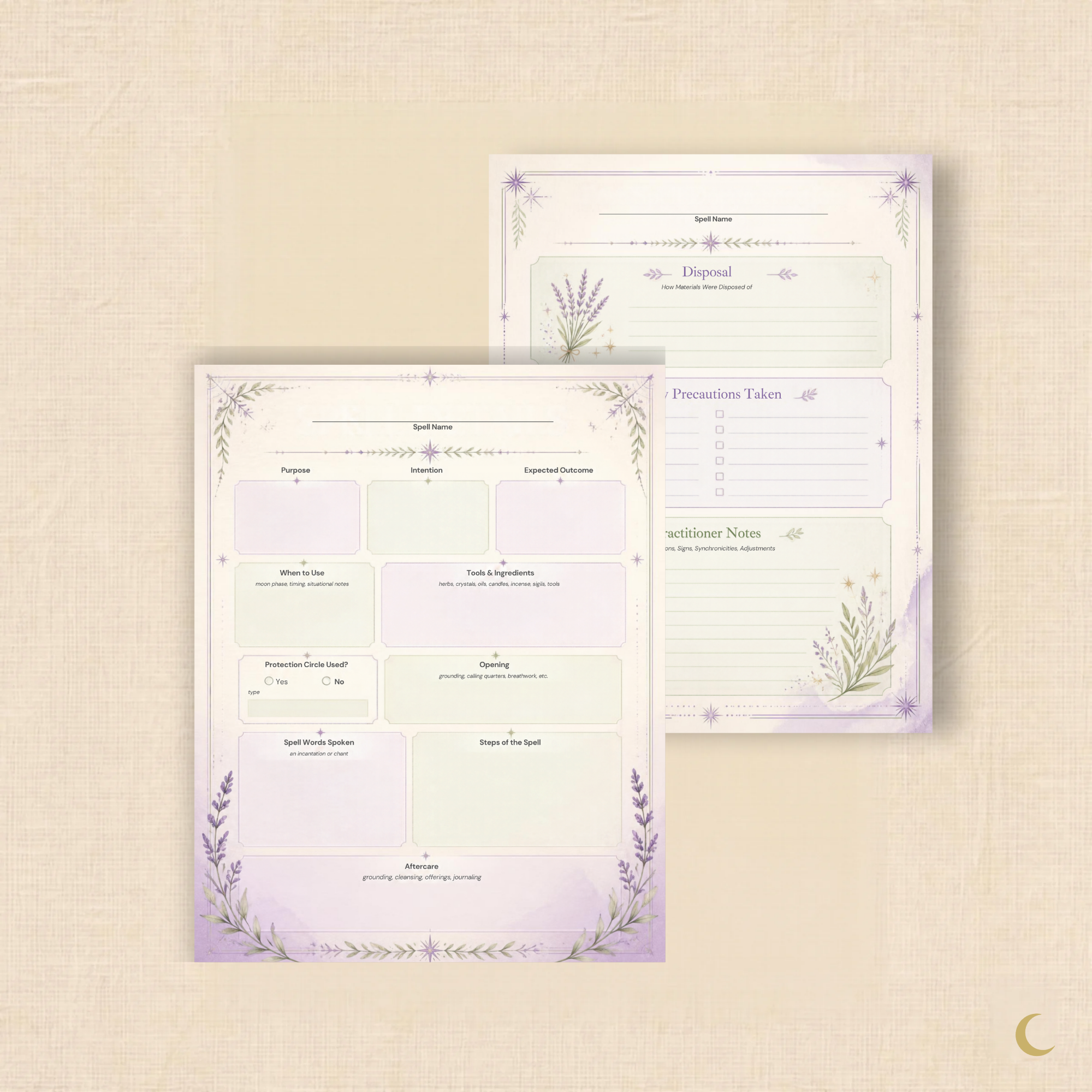Everyday Witch Spell Log