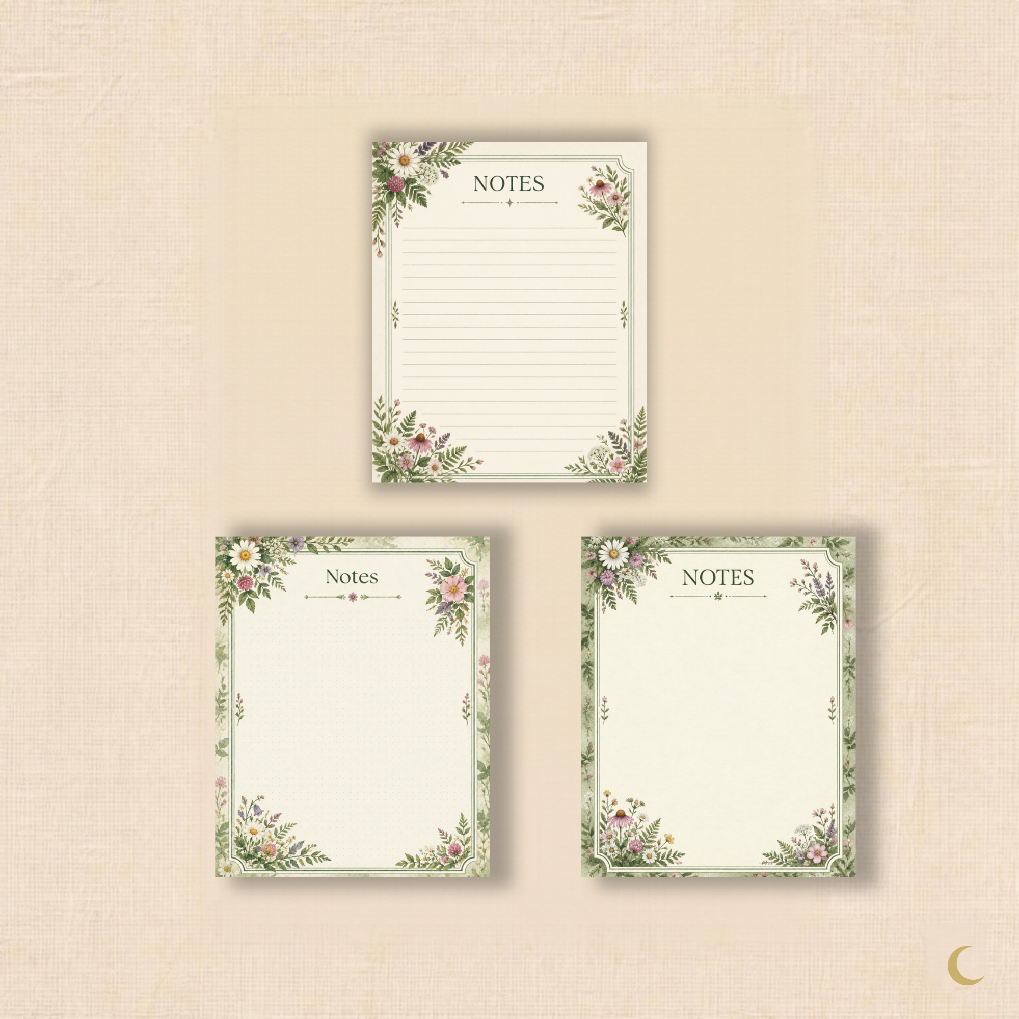 Everyday Witch Notes & Journaling Starter Set (4 Pages)