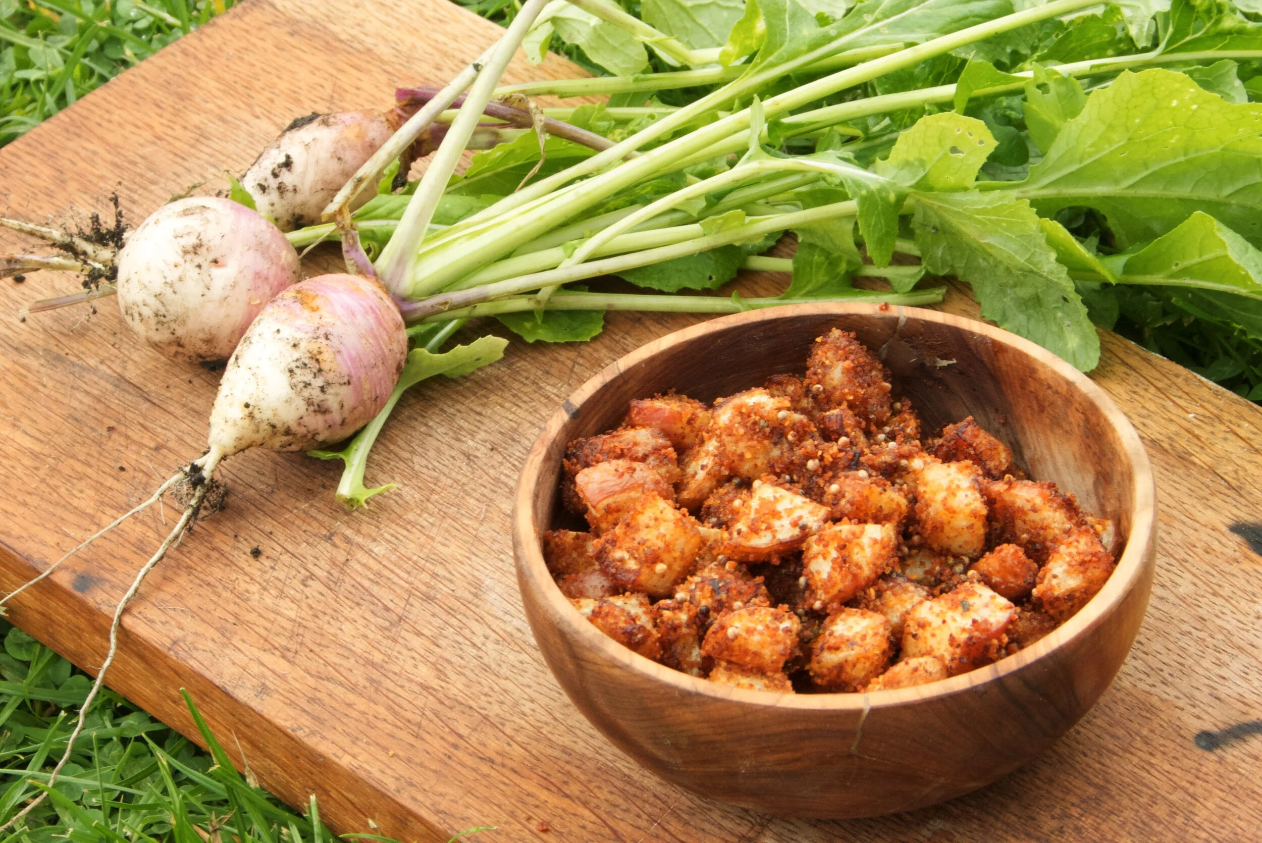 Pan Fried Turnips