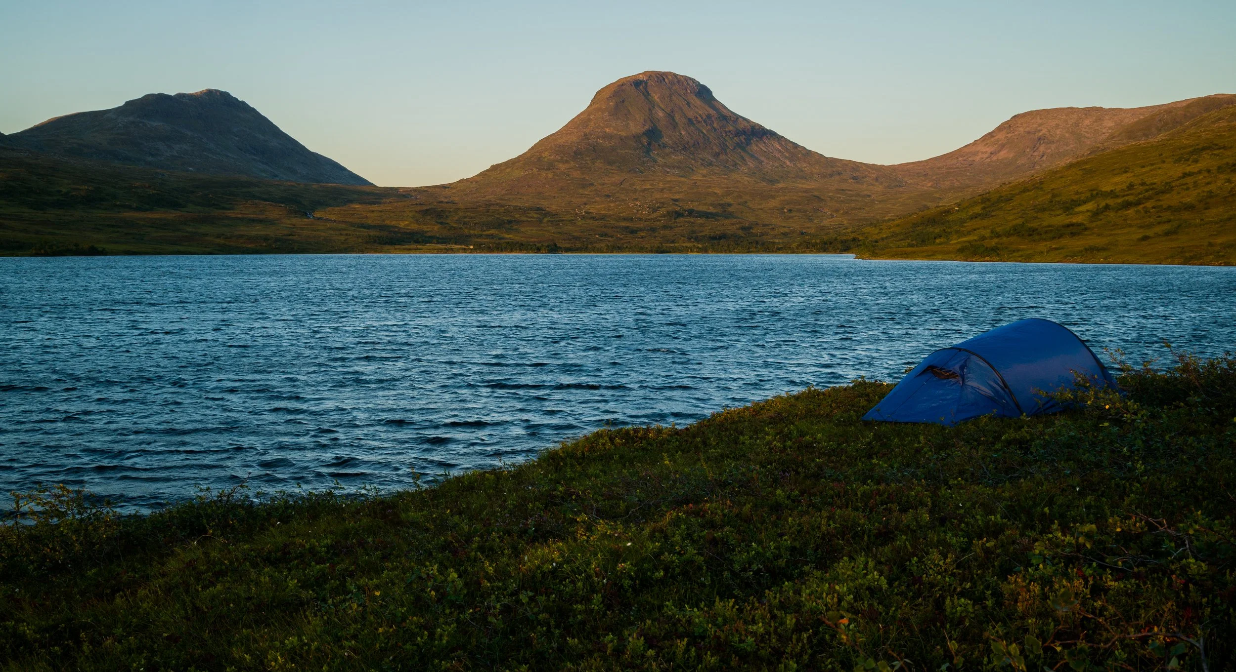 Mansjön with Sockertoppen in the background, Skäckerfjällen, Jämtland, Sweden.