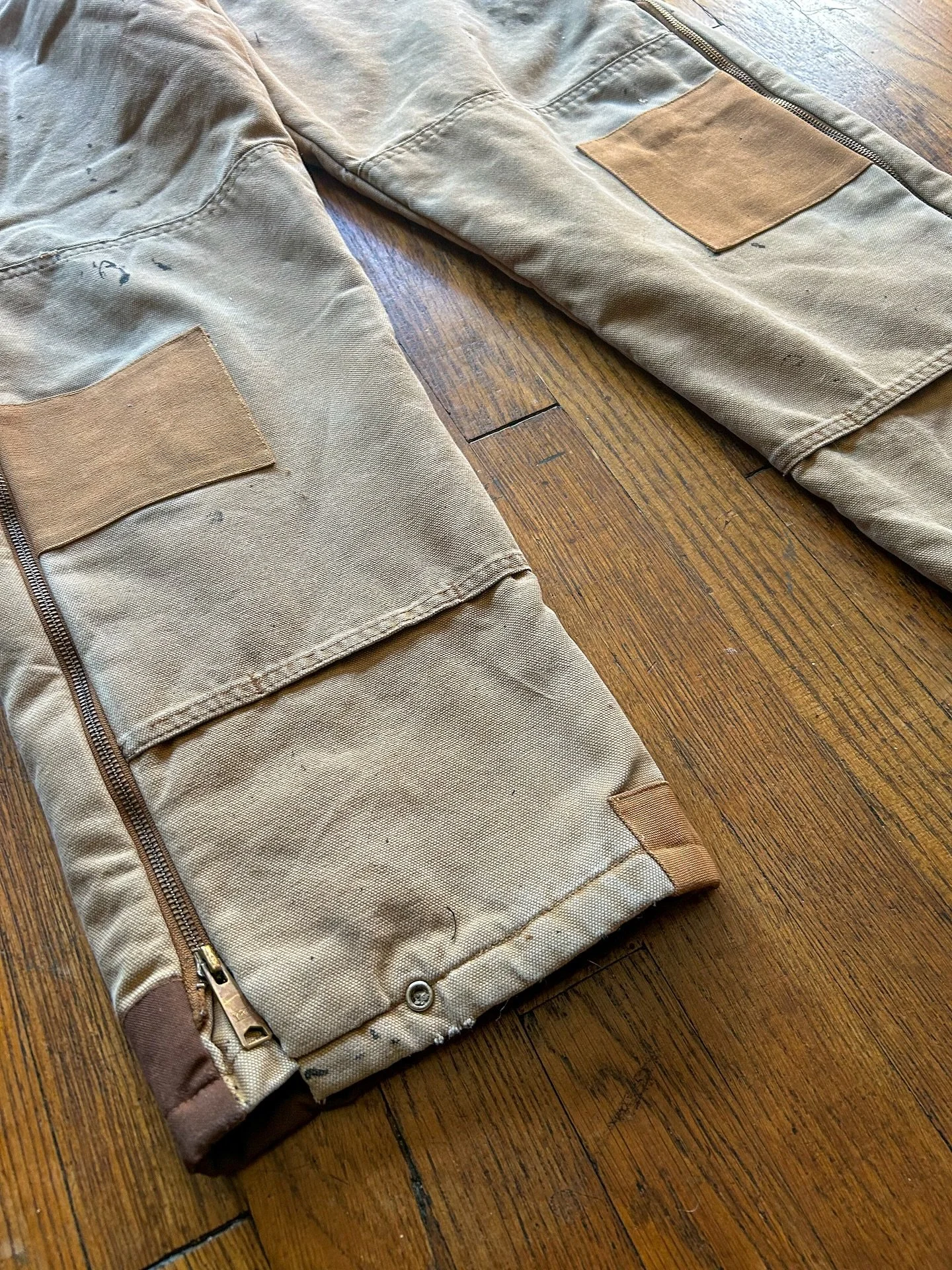 Repaired a couple of thermal overalls just in time for it to snow today. I&rsquo;m not ready for winter, but these are. 🥶

Now&rsquo;s the time to check on your winter gear. Need some mending? DM me for a quote or book a drop-off in my bio.

Swipe f