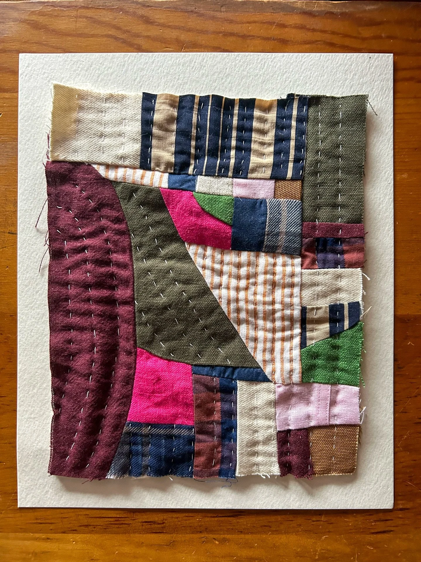 Here&rsquo;s to 2026, and taking time to make a mess with scraps now and then.

I&rsquo;m working on a longer post to recap 2025 with the Neighborhood Fabric. It&rsquo;s been 5 months, and if you know me you probably could have guessed I&rsquo;d be c