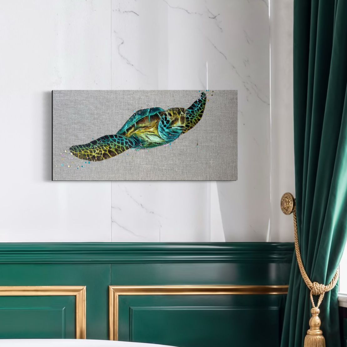 turtle by Louise Luton in bathroom setting.png