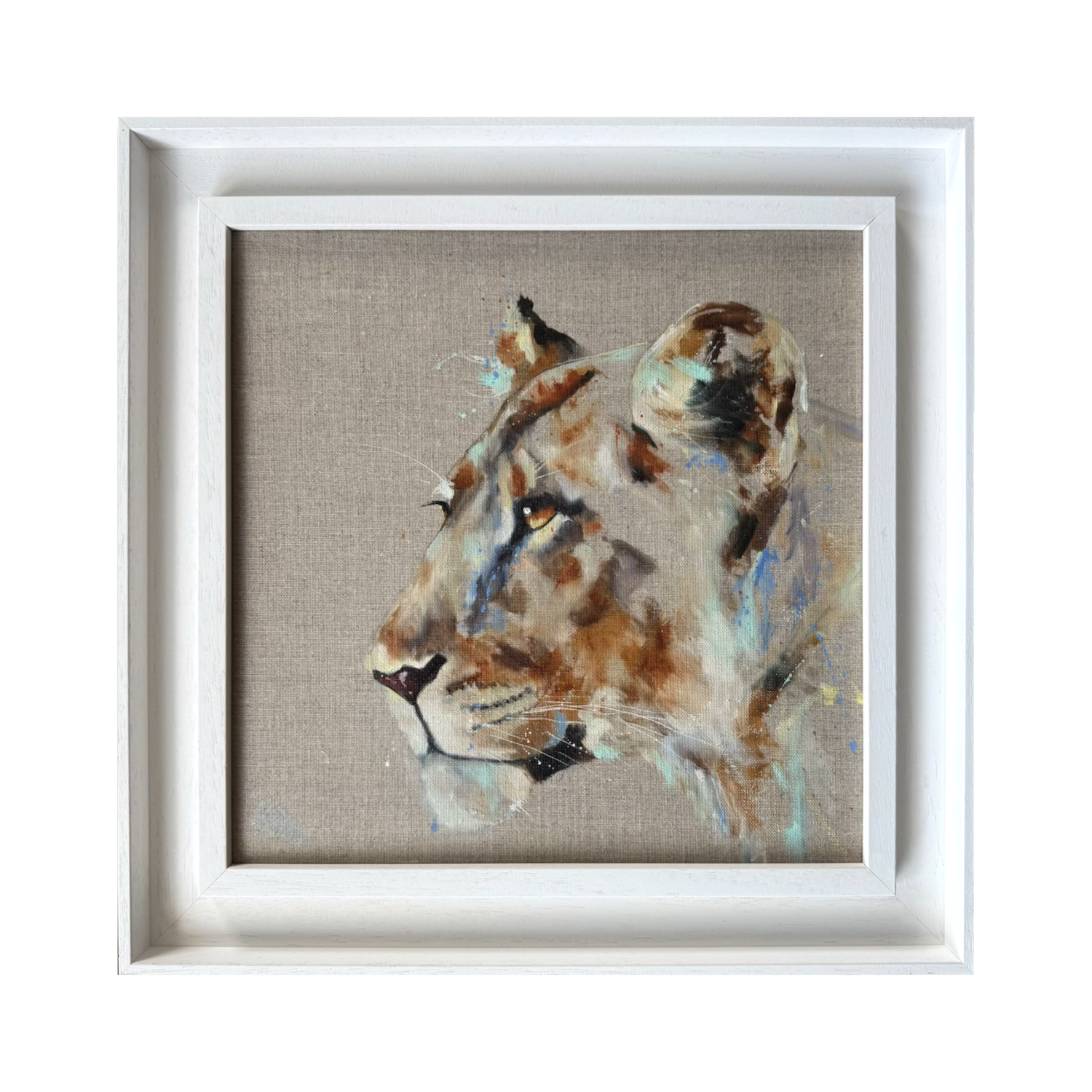 lioness by Louise Luton in St Ives frame.png