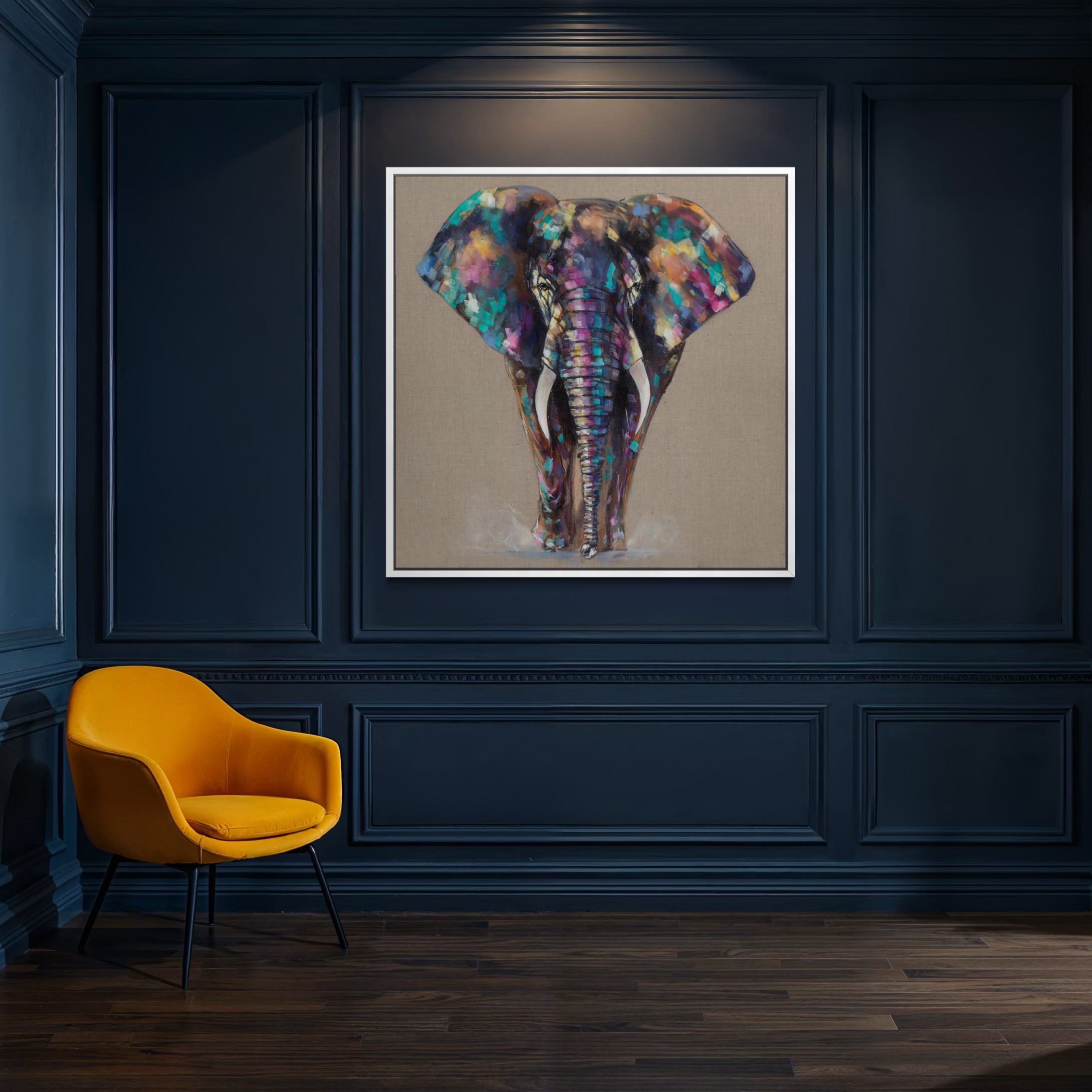 Hugo by Louise Luton the colouful elephant.png