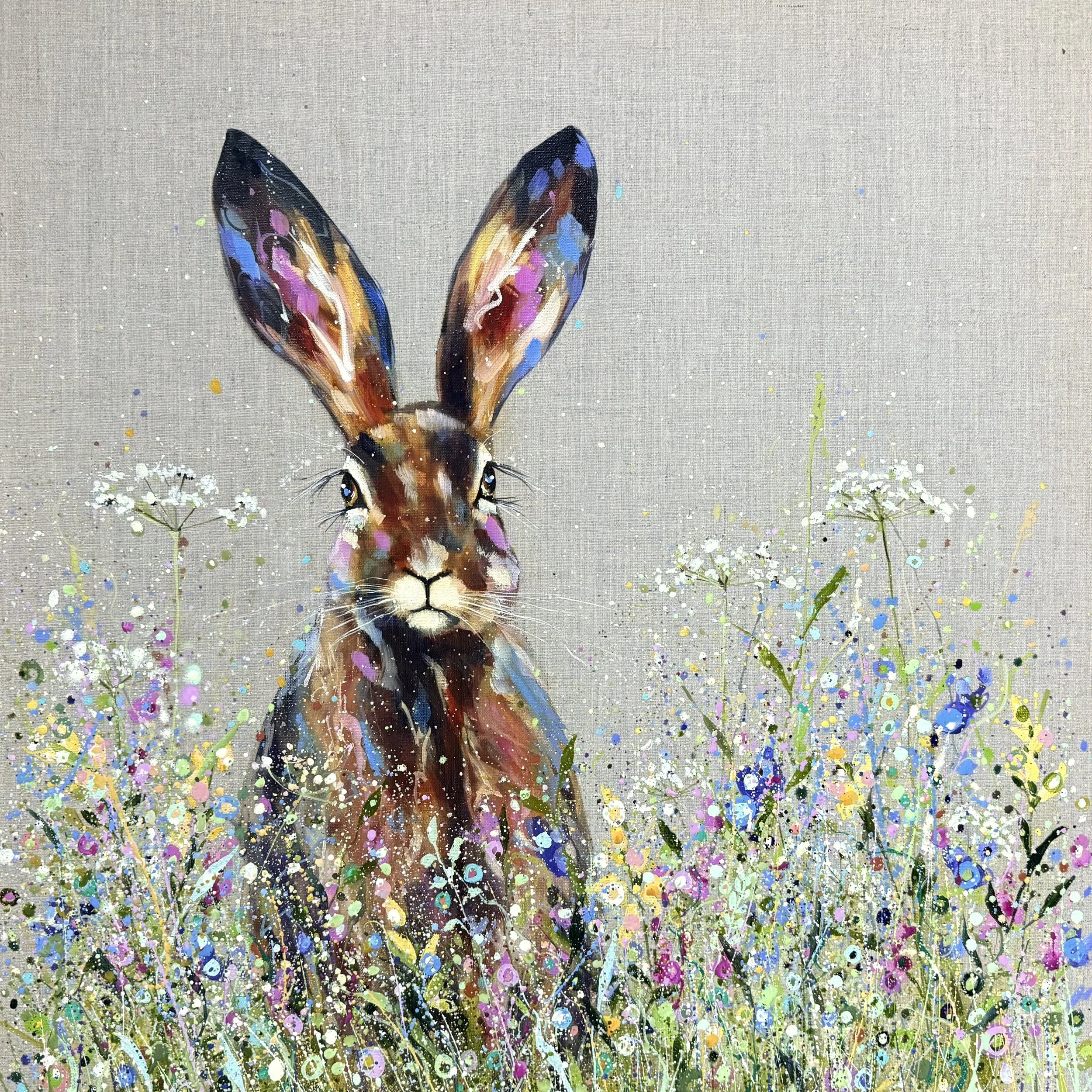 Wildflower  meadow Hare