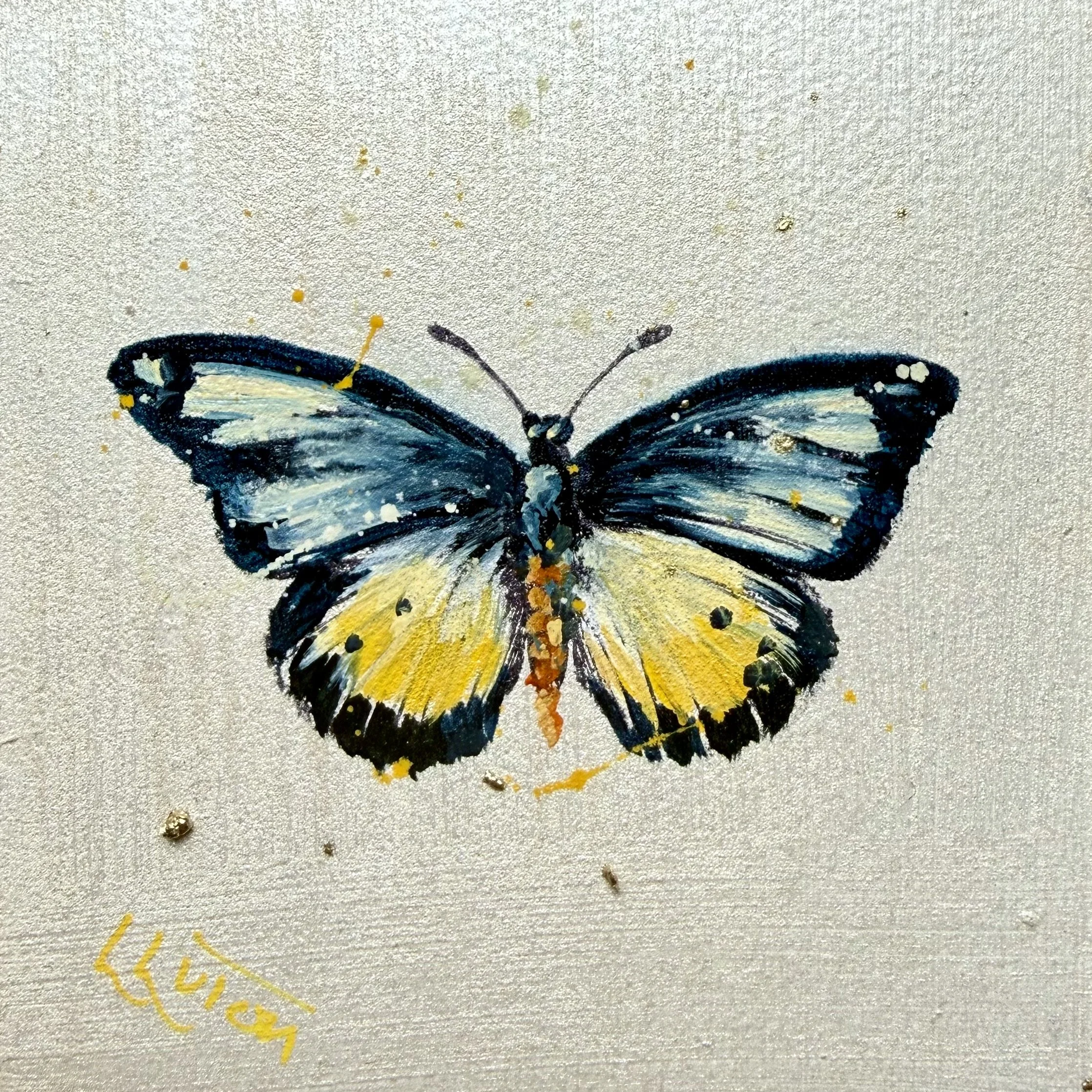Miniature butterfly painting indigo.jpeg