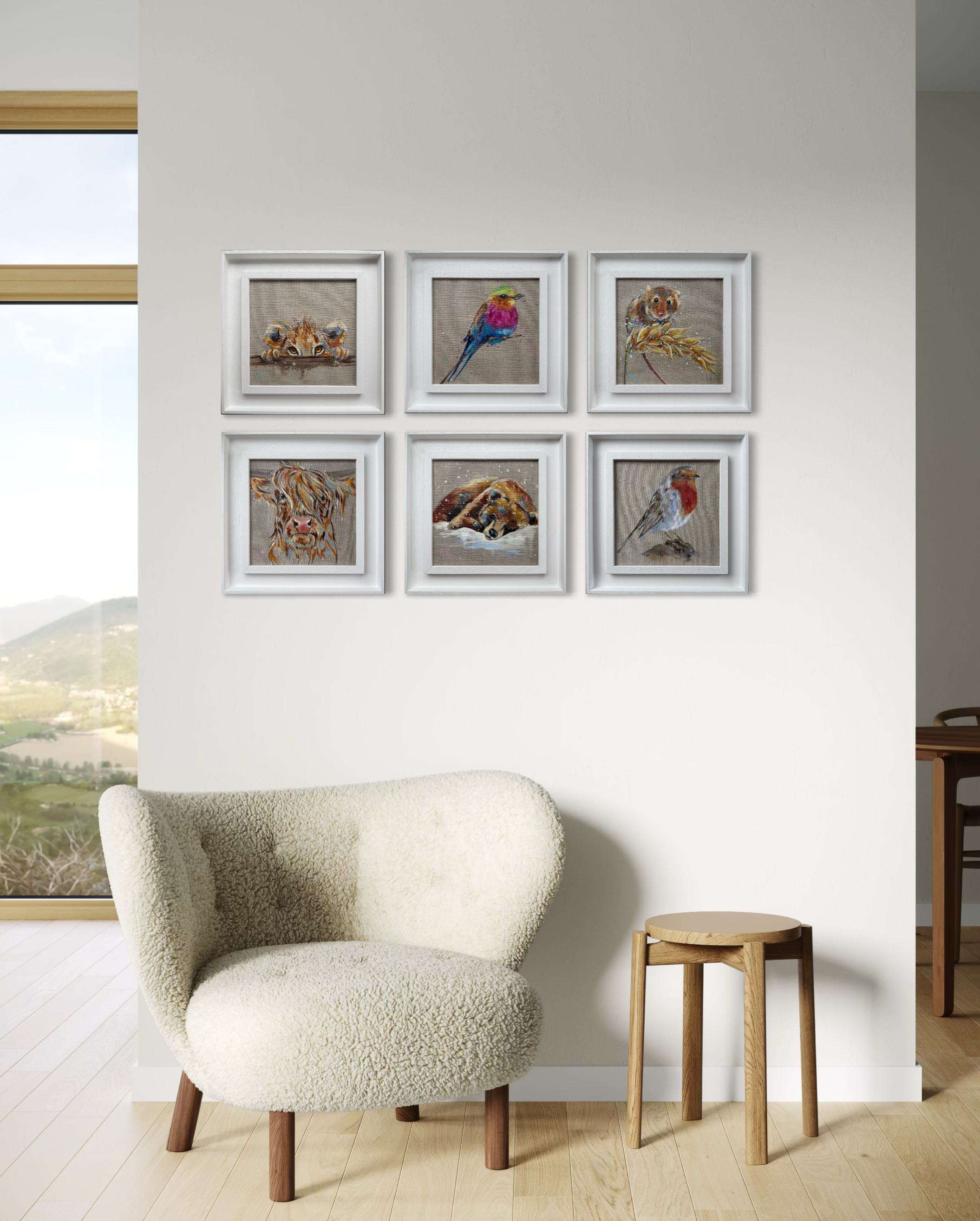 small frmaed paintings collection by Louise Luton.png