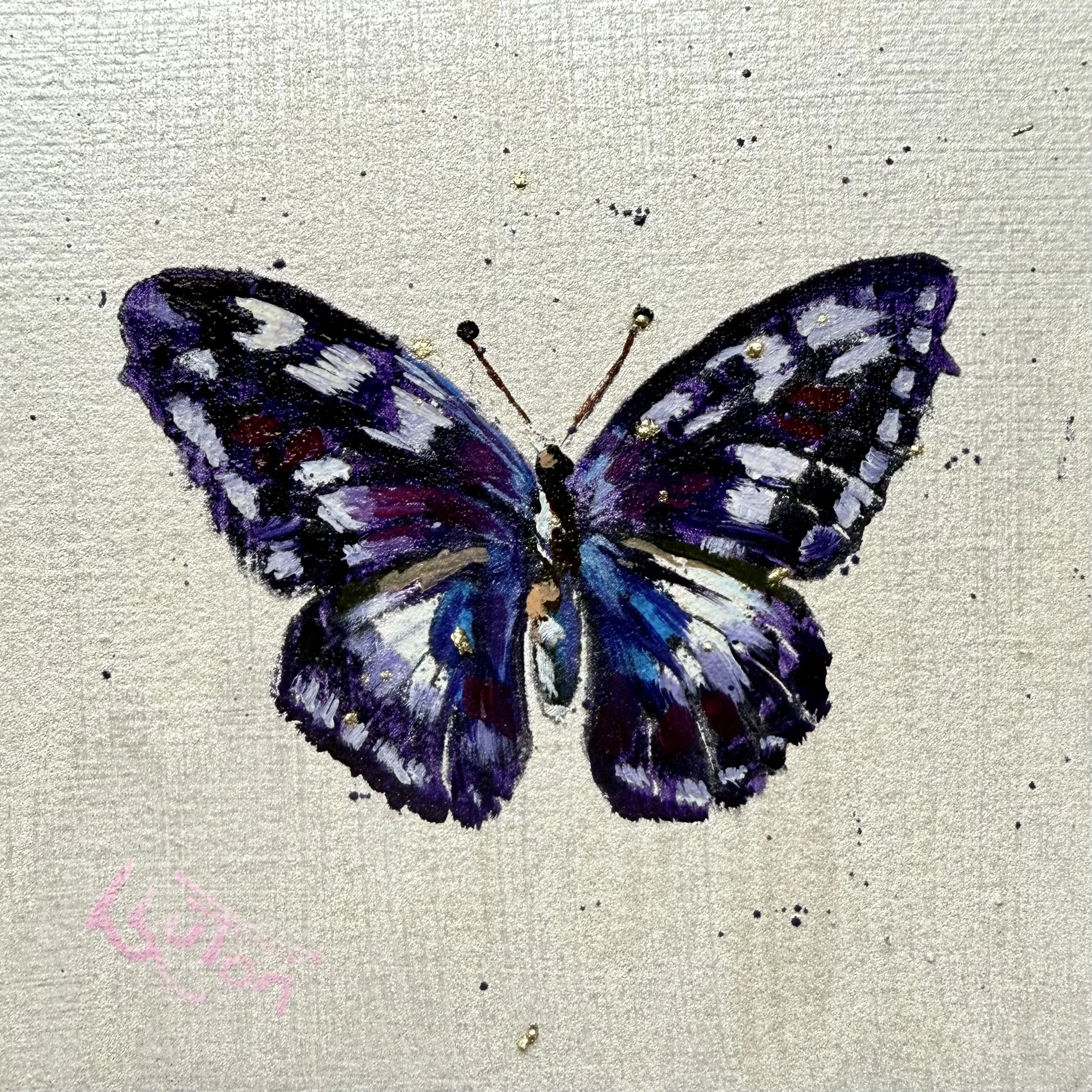miniature butterfly painting purple.jpeg